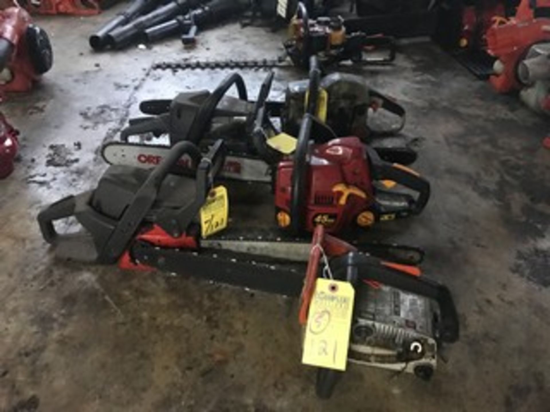 ASSORTED CHAIN SAWS