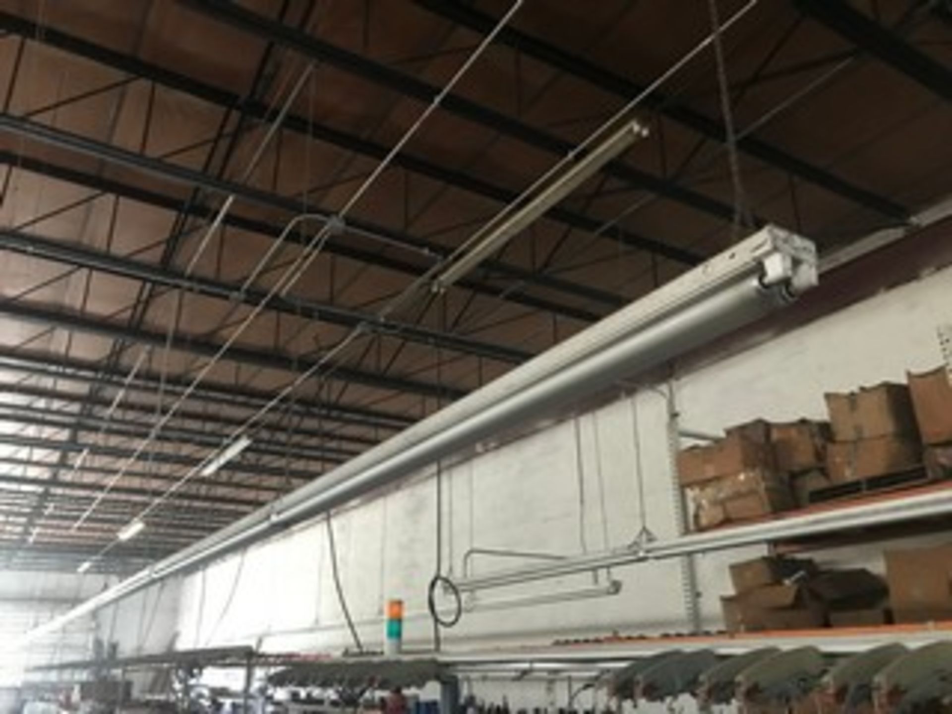 HANGING FLUORESCENT LIGHTS