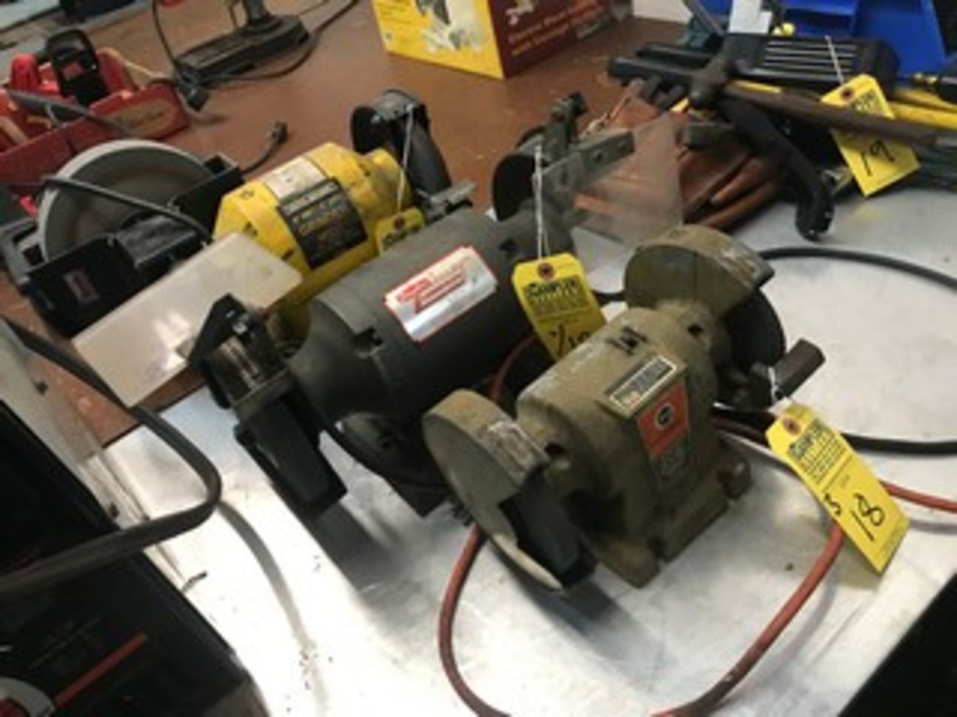 GRINDERS - GENERAL MACHINERY / DAYTON / BLACK & DECKER