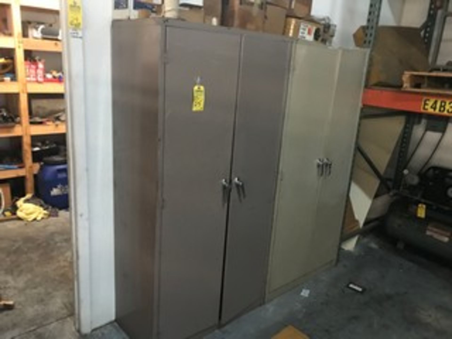 METAL STORAGE CABINETS WITH CONTENTS - Image 2 of 2
