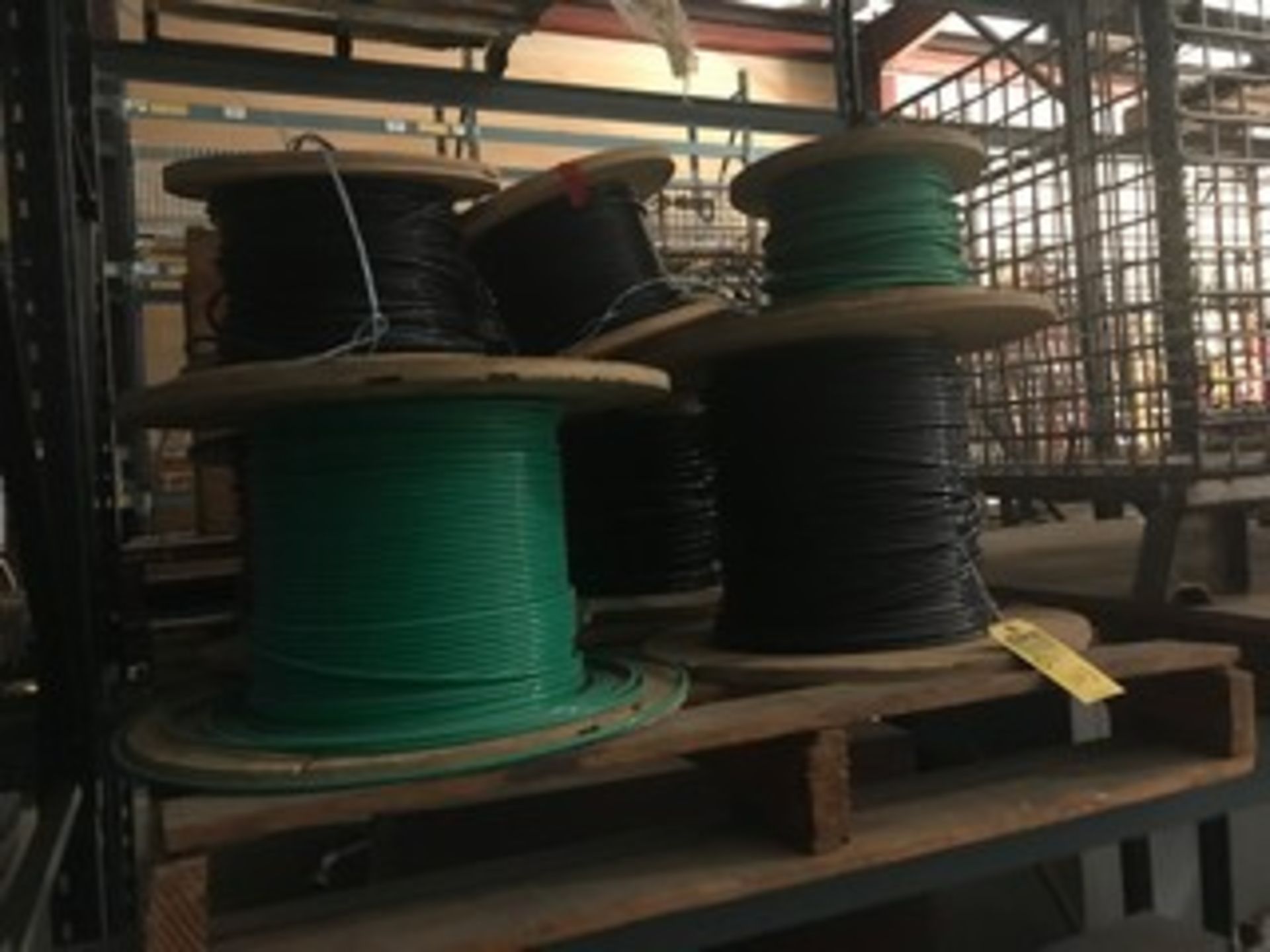 SPOOLS ASSORTED CABLE / WIRE (LOCATED IN DALLAS, TX)