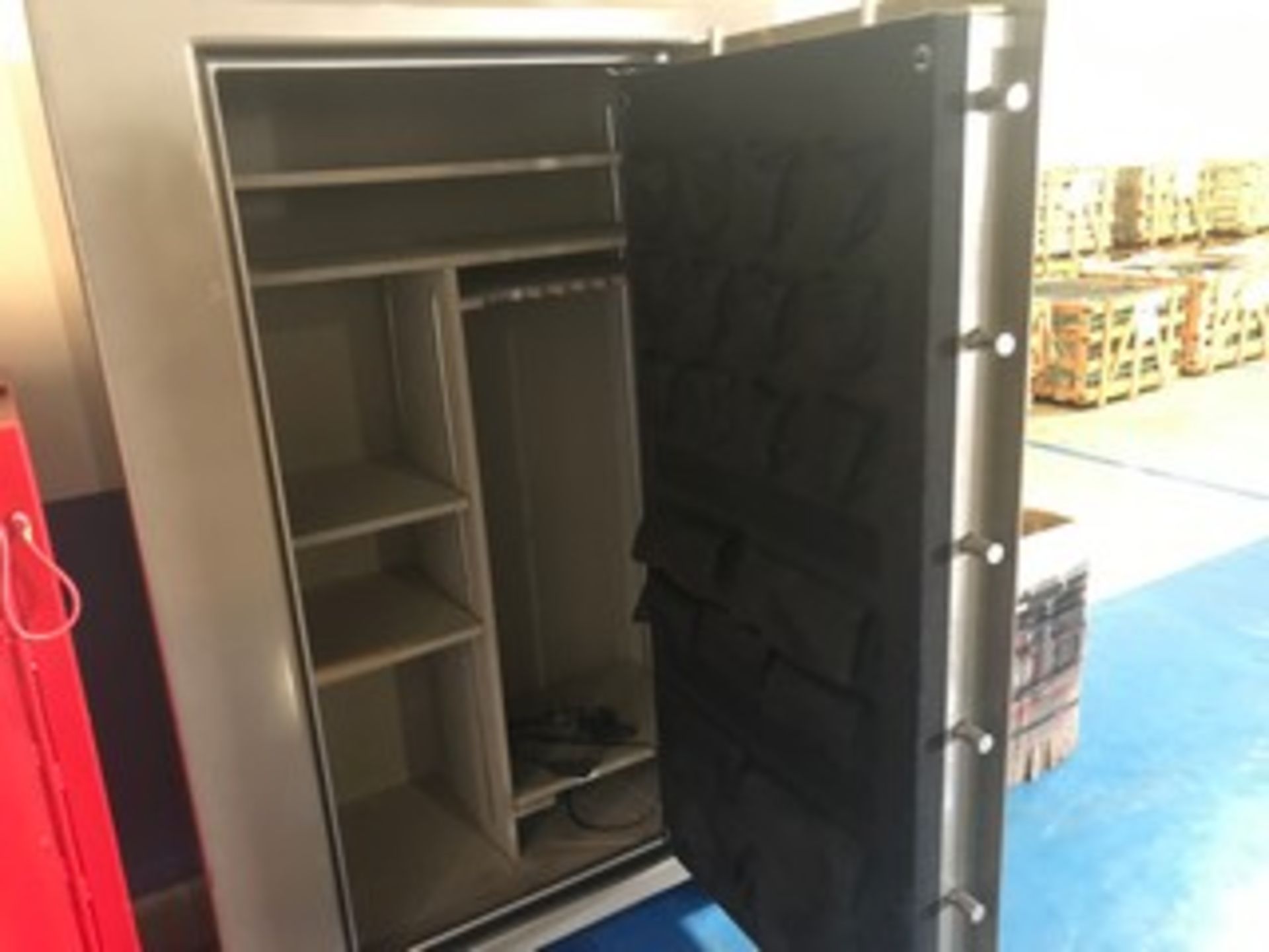 CE SAFES GUN SAFE - 73''H x 50''W x 28''D - 12 HANDGUN POCKETS / 8 STORAGE POCKETS ON DOOR - Image 5 of 5