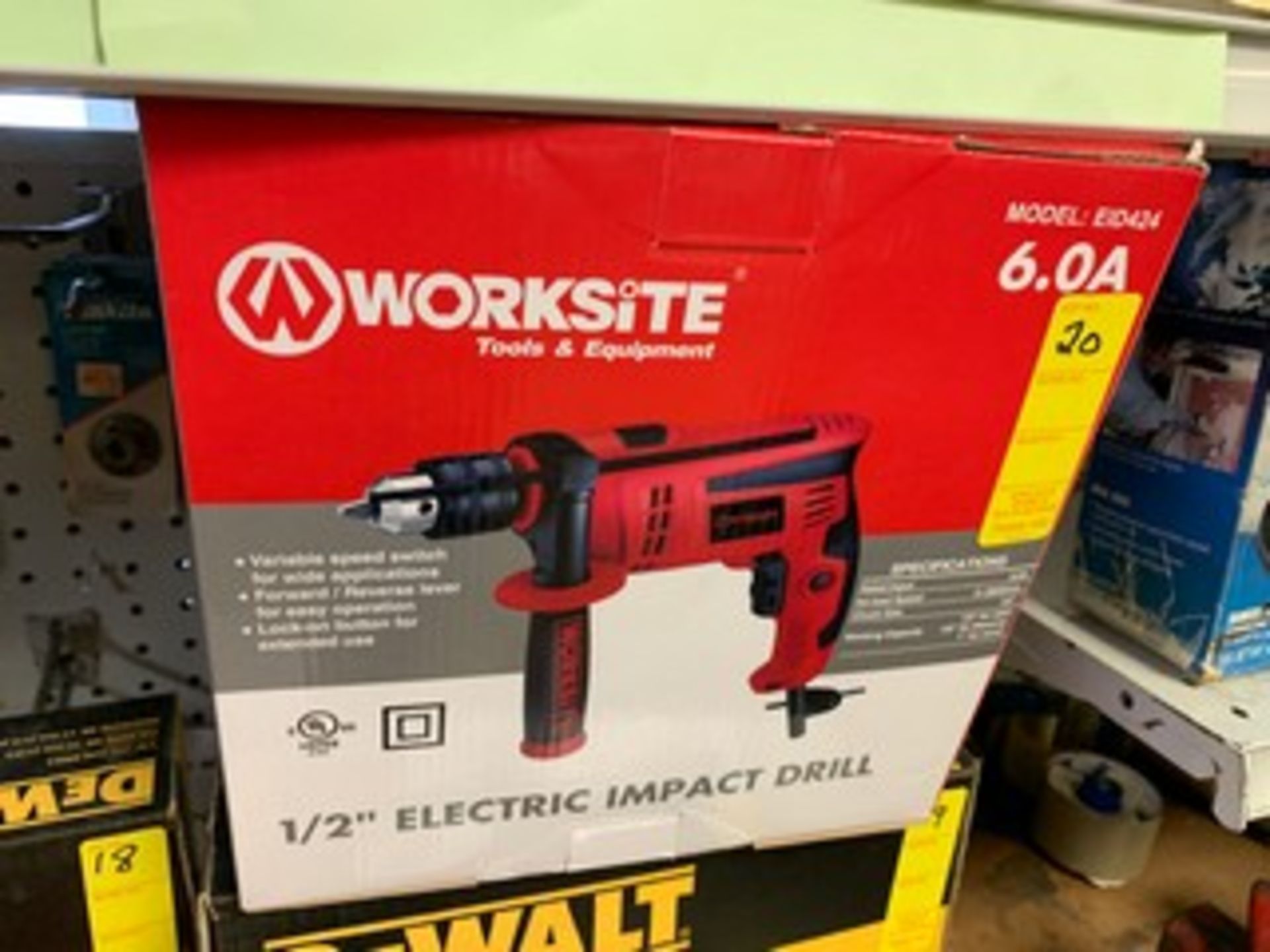 WORKSITE EID424 IMPACT DRILL - 1/2''