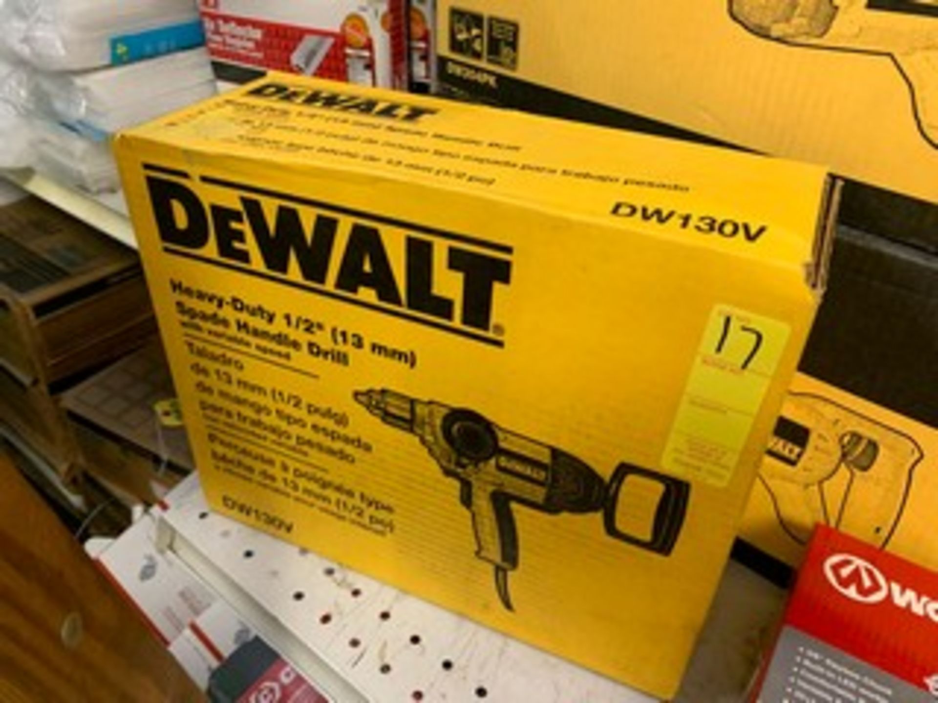 DEWALT DW130V SPADE HANDLE DRILL - 1/2''