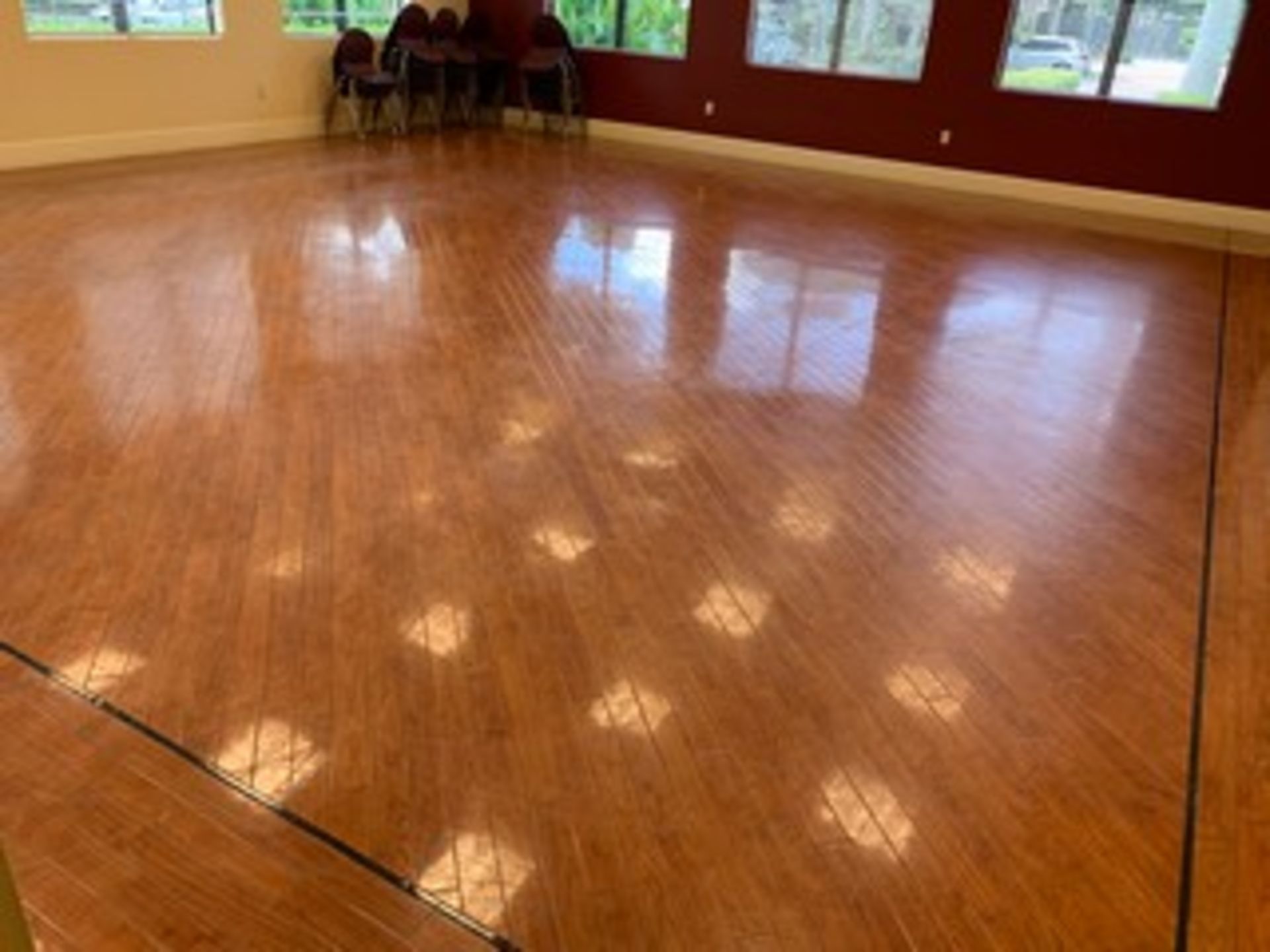 LOT WOOD STYLE FLOORING - Image 2 of 2