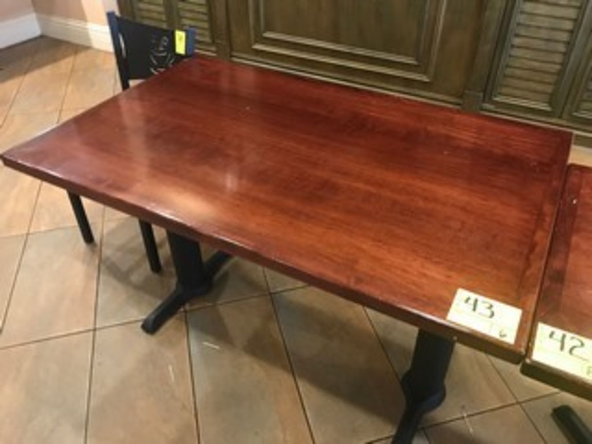 LARGE RECTANGULAR TABLES - 48'' WIDE x 30'' DEEP