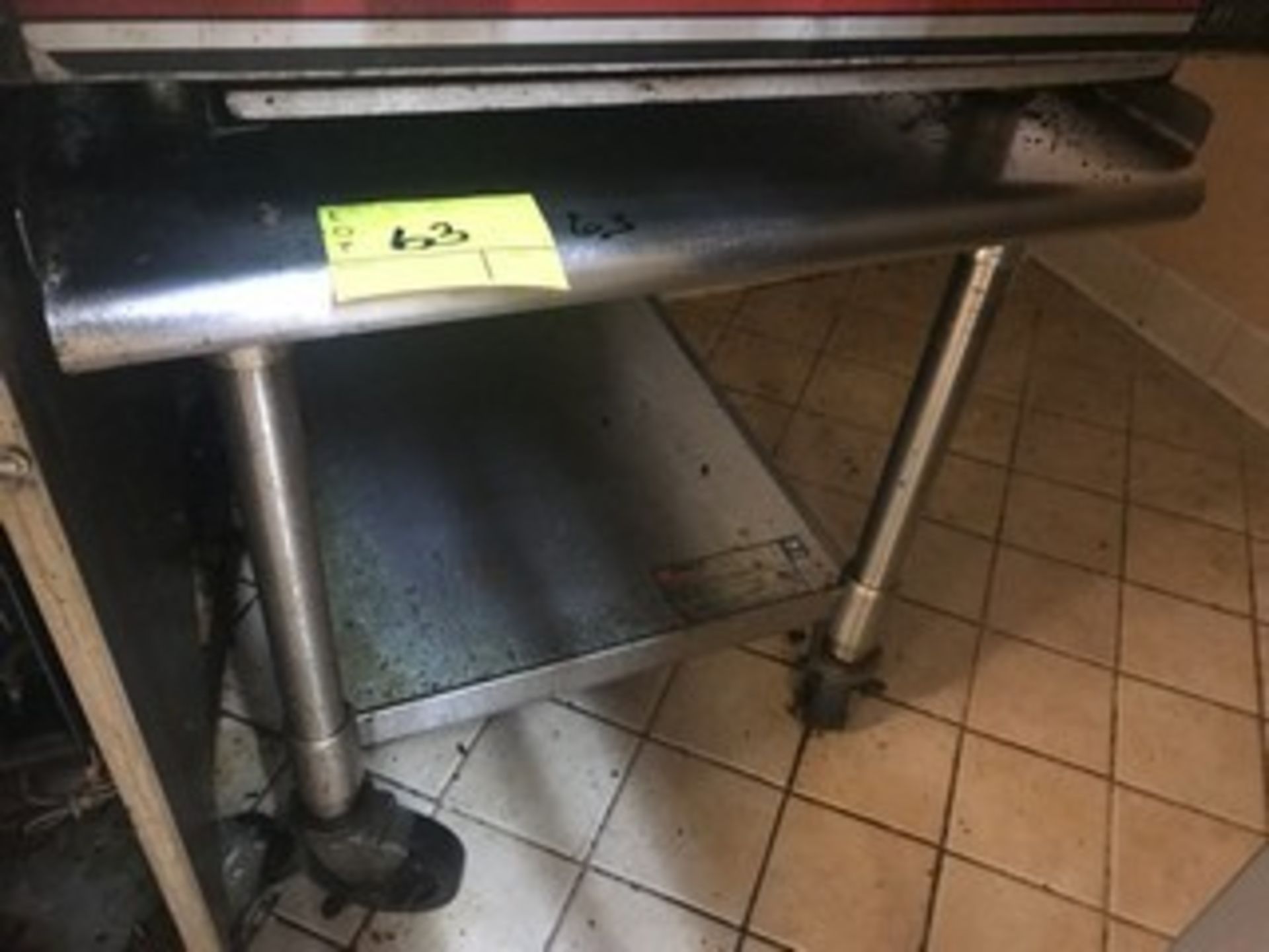 EAGLE STAINLESS STEEL ROLLING EQUIPMENT STAND