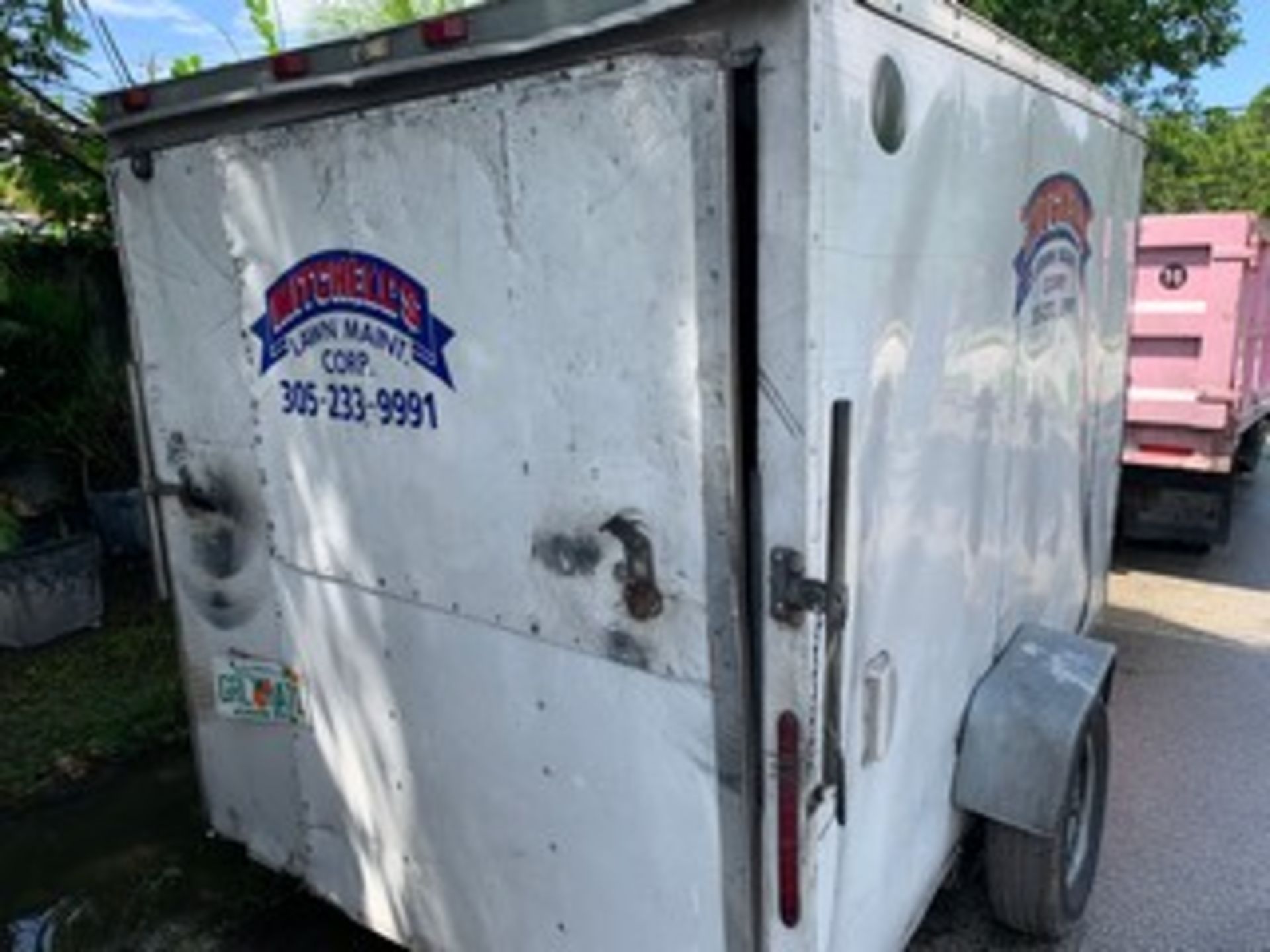 2015 CARGO CRAFT ENCLOSED TRAILER - VIN #4D6EB1212FA035923 - WHITE - 18' (5) - Image 7 of 8