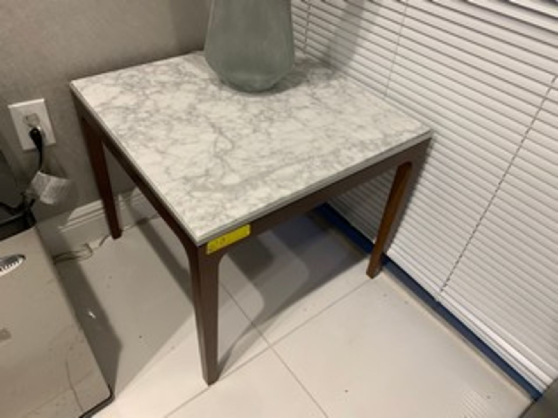 END TABLES WITH MARBLE TOPS