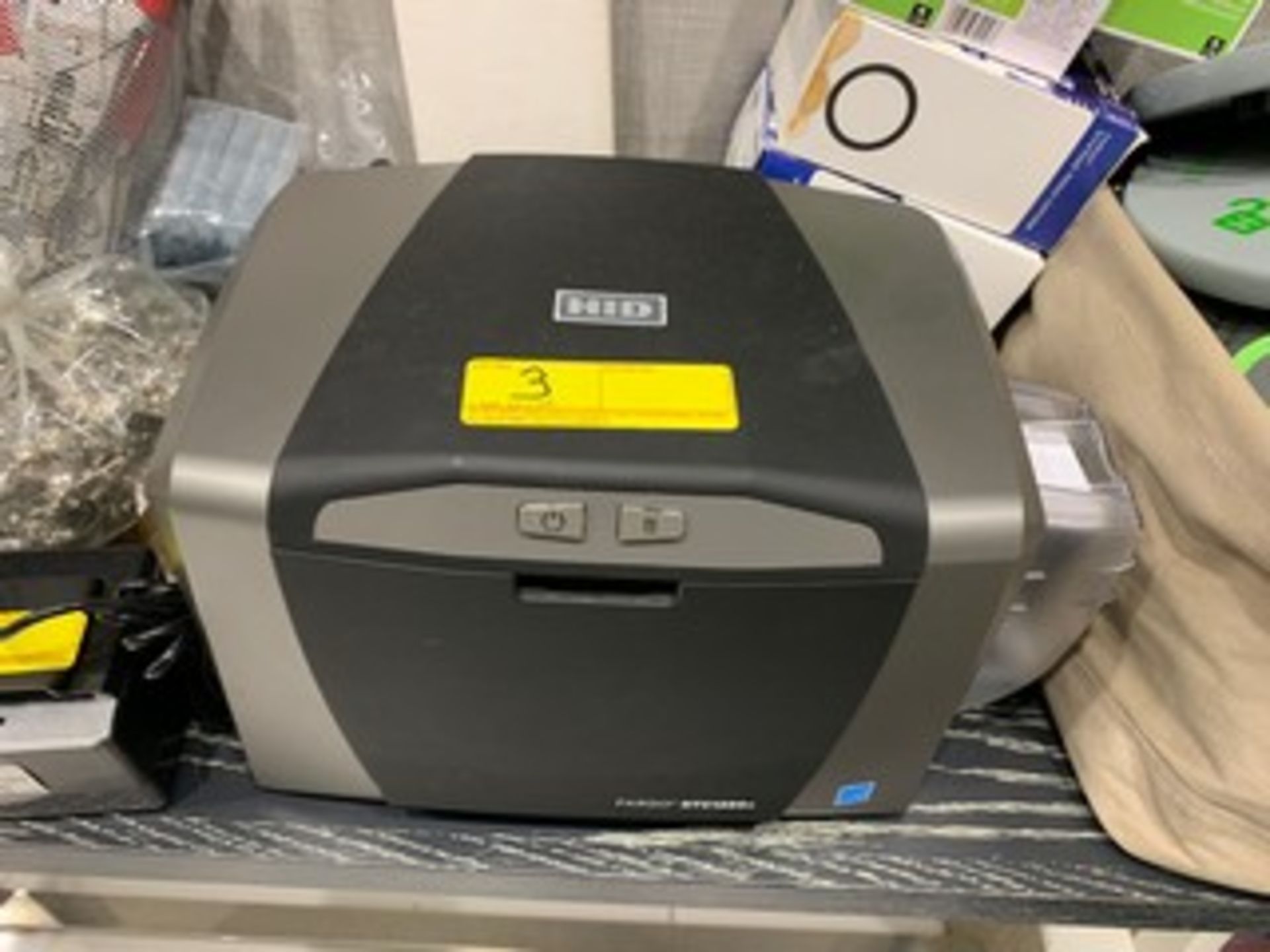 FARGO DTC1250E HID LABEL PRINTER WITH 3 SMARTLOAD RIBBONS