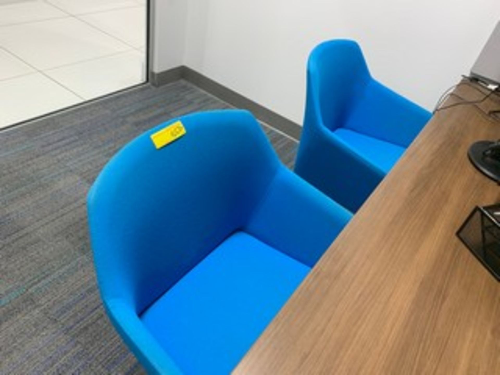 BLUE CLIENT CHAIRS