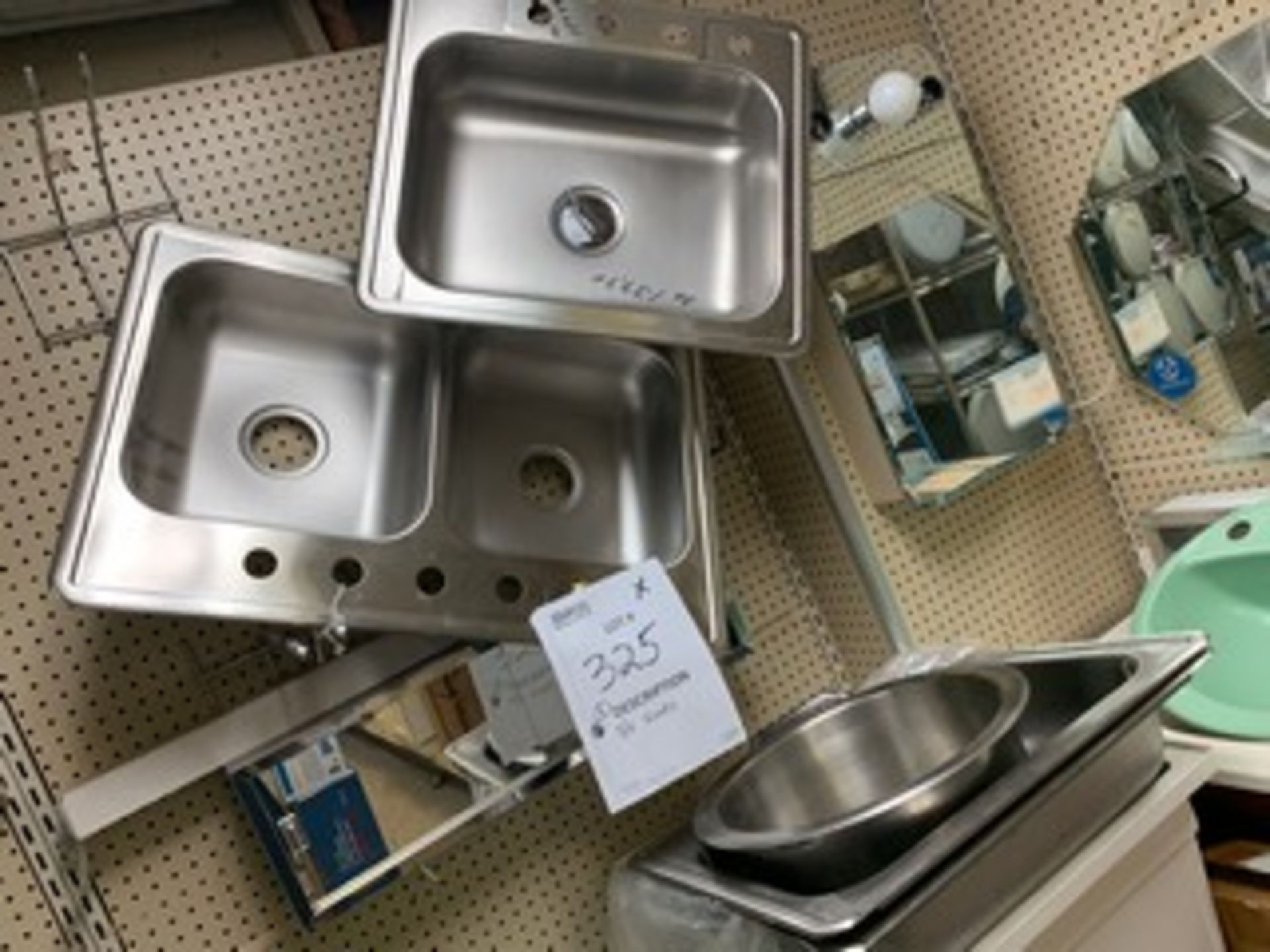 ASSORTED STAINLESS STEEL SINKS