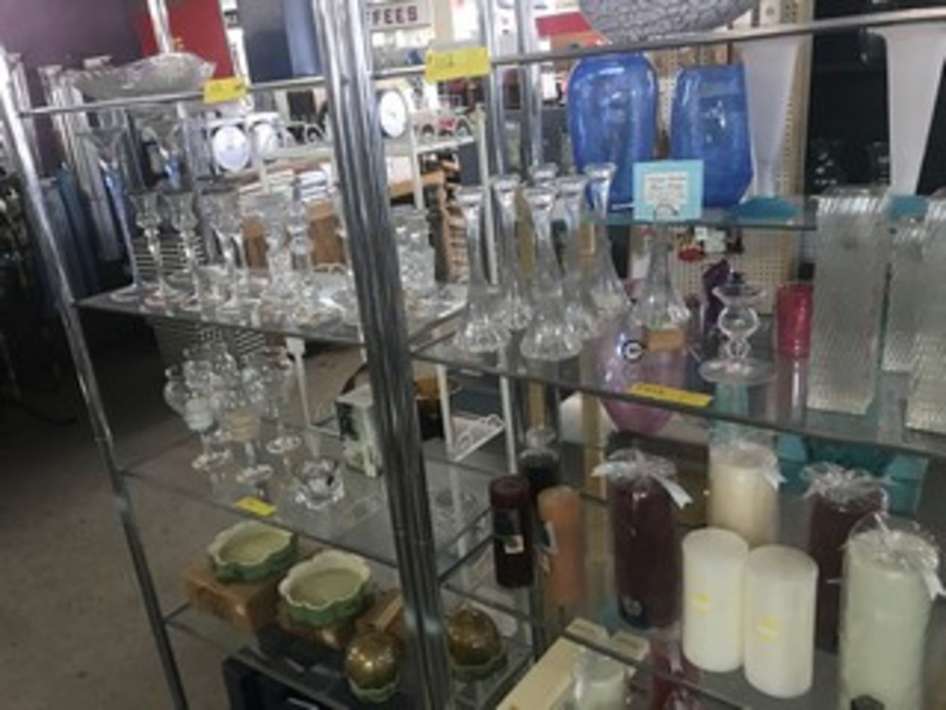 ASSORTED CANDLES, CANDLESTICKS, ETC - Image 2 of 2