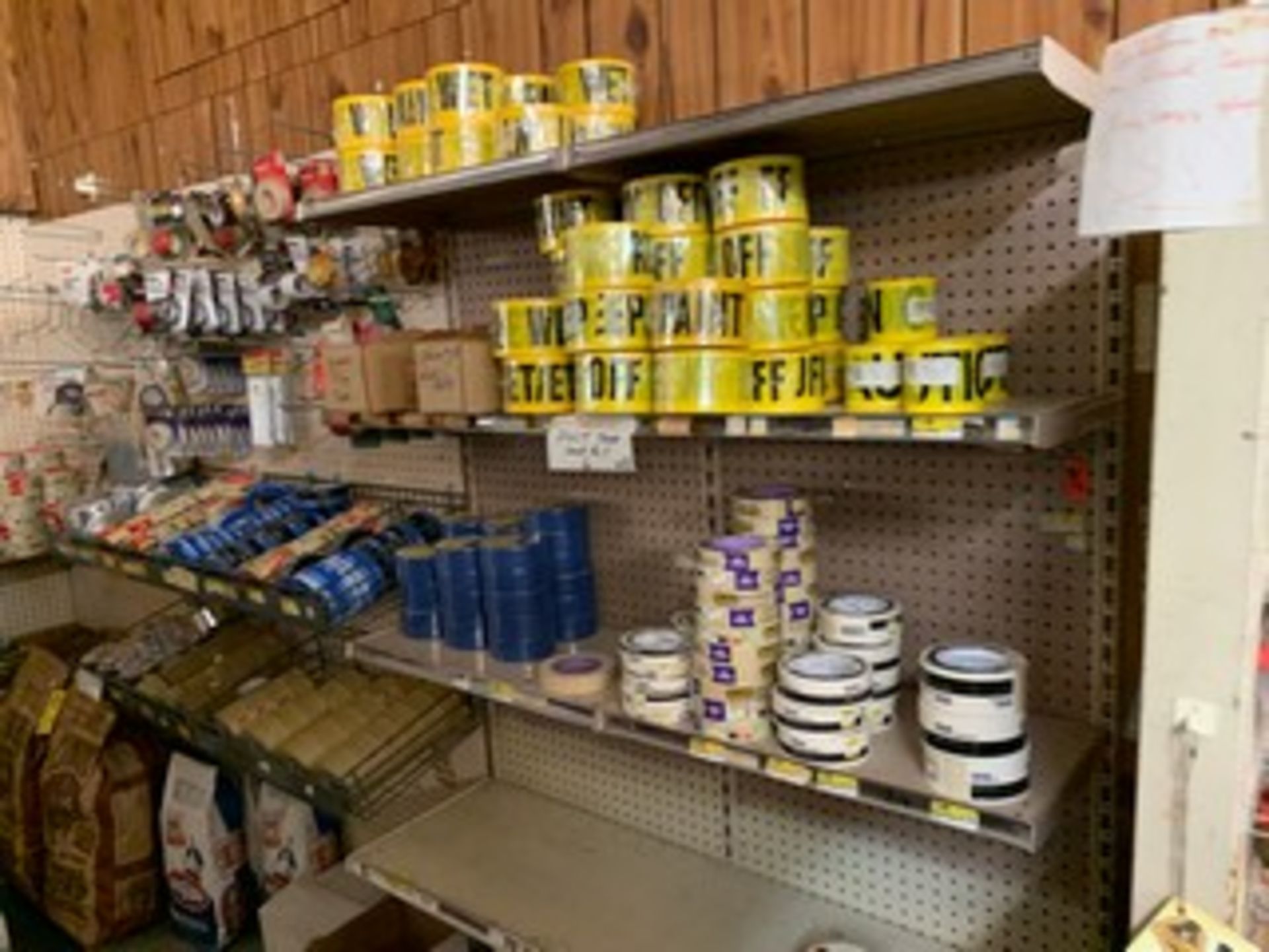 ASSORTED TAPE - DUCT, PAINTERS, CAUTION, ETC