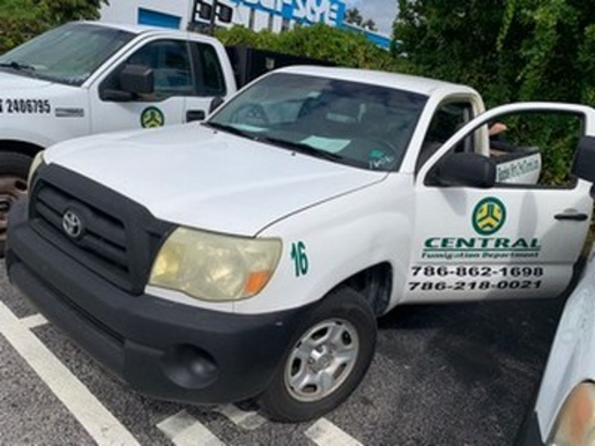 2007 TOYOTA TACOMA PICKUP TRUCK - VIN #5TENX22N47Z391606 - WHITE