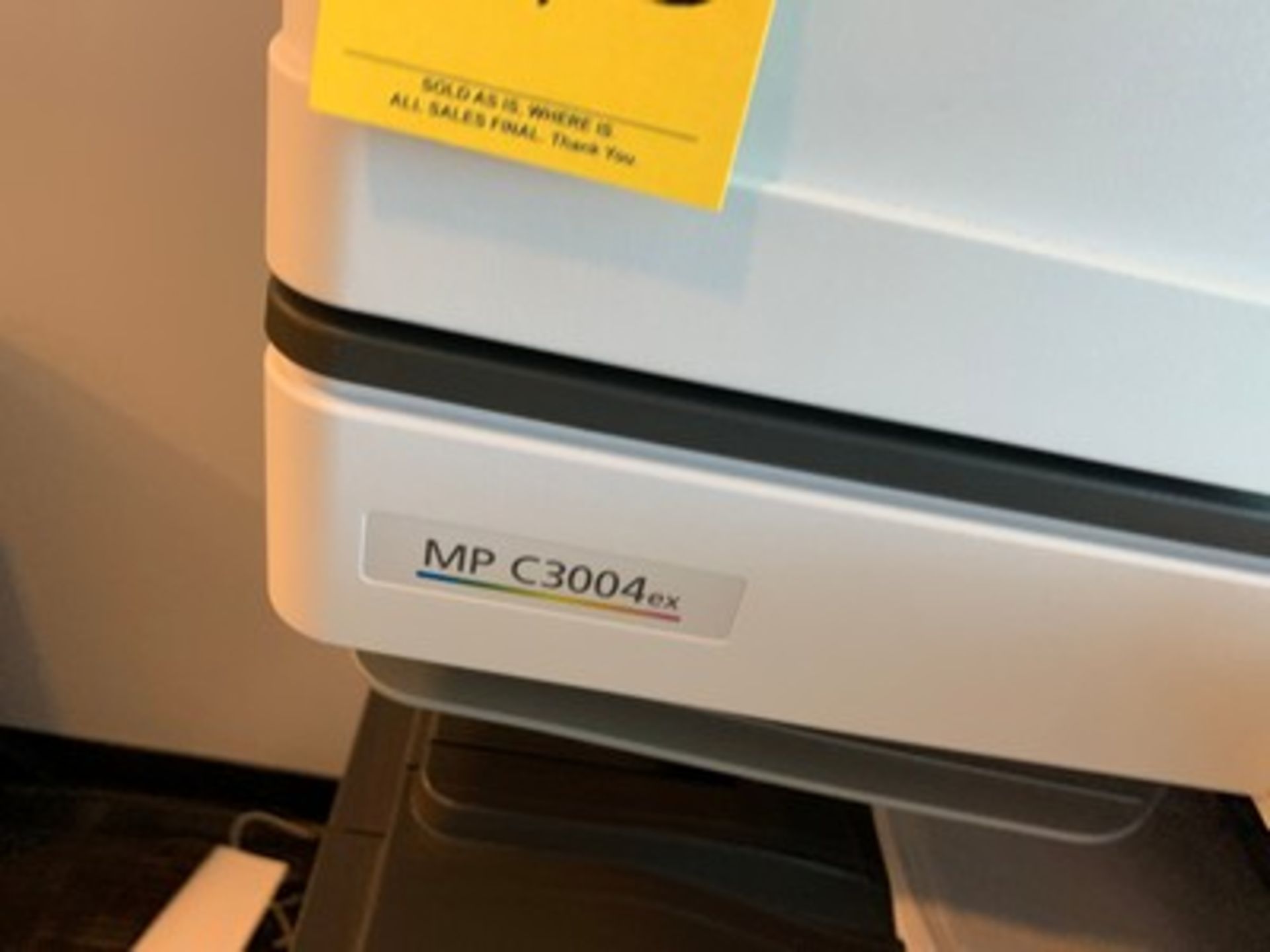 RICOH MP-C3004EX ALL-IN-ONE COPIER - Image 3 of 3