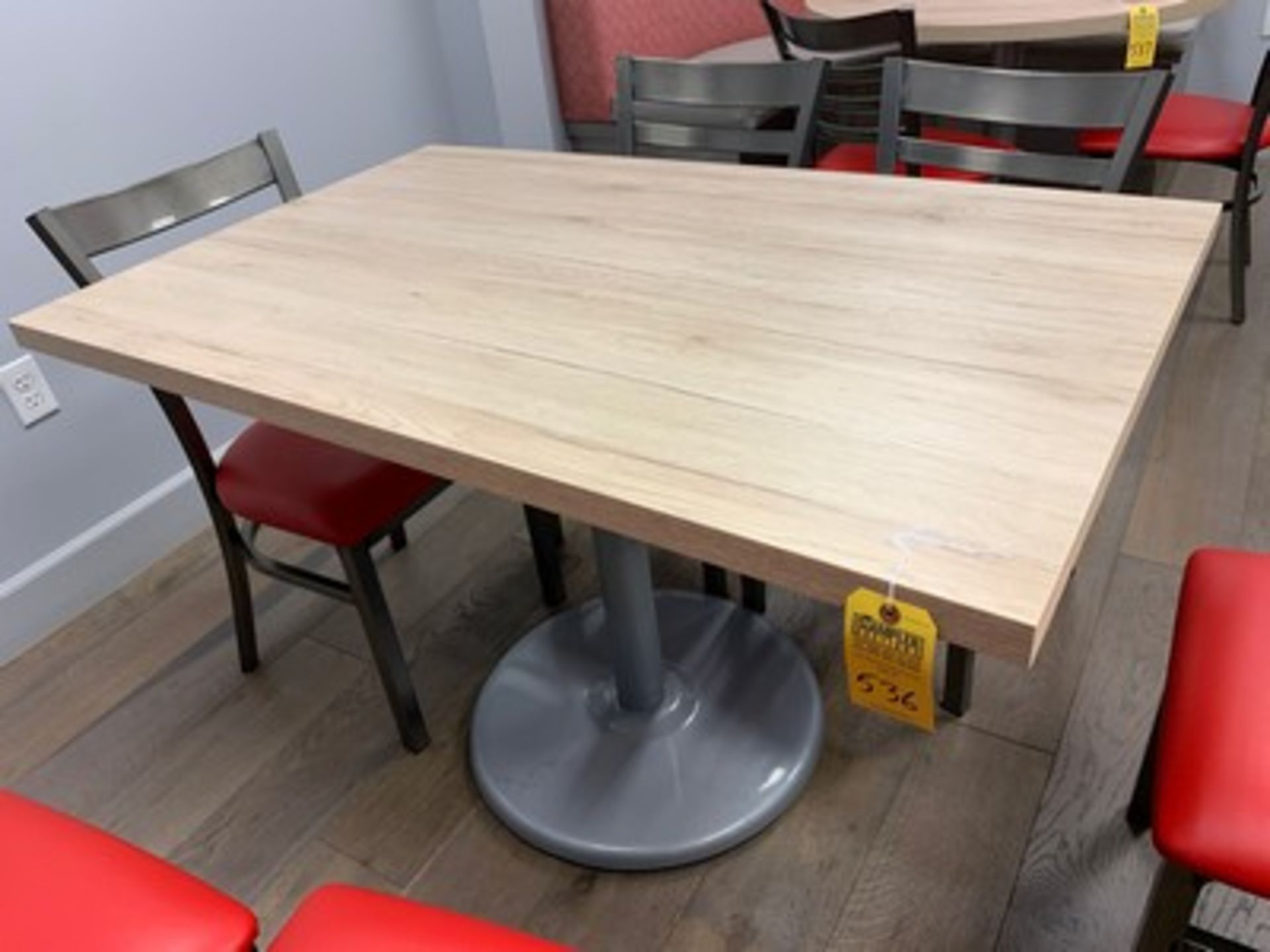 MODERN WOOD RECTANGULAR TABLE