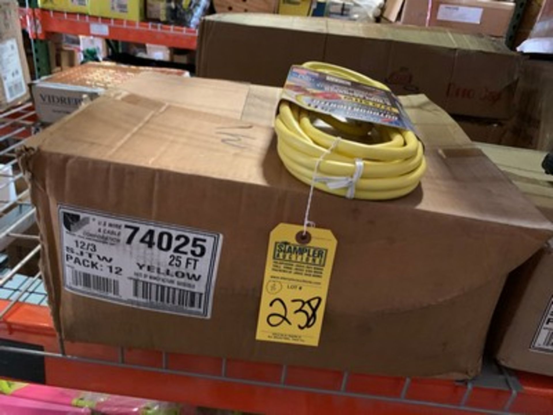 YELLOW 25' EXTENSION CORDS