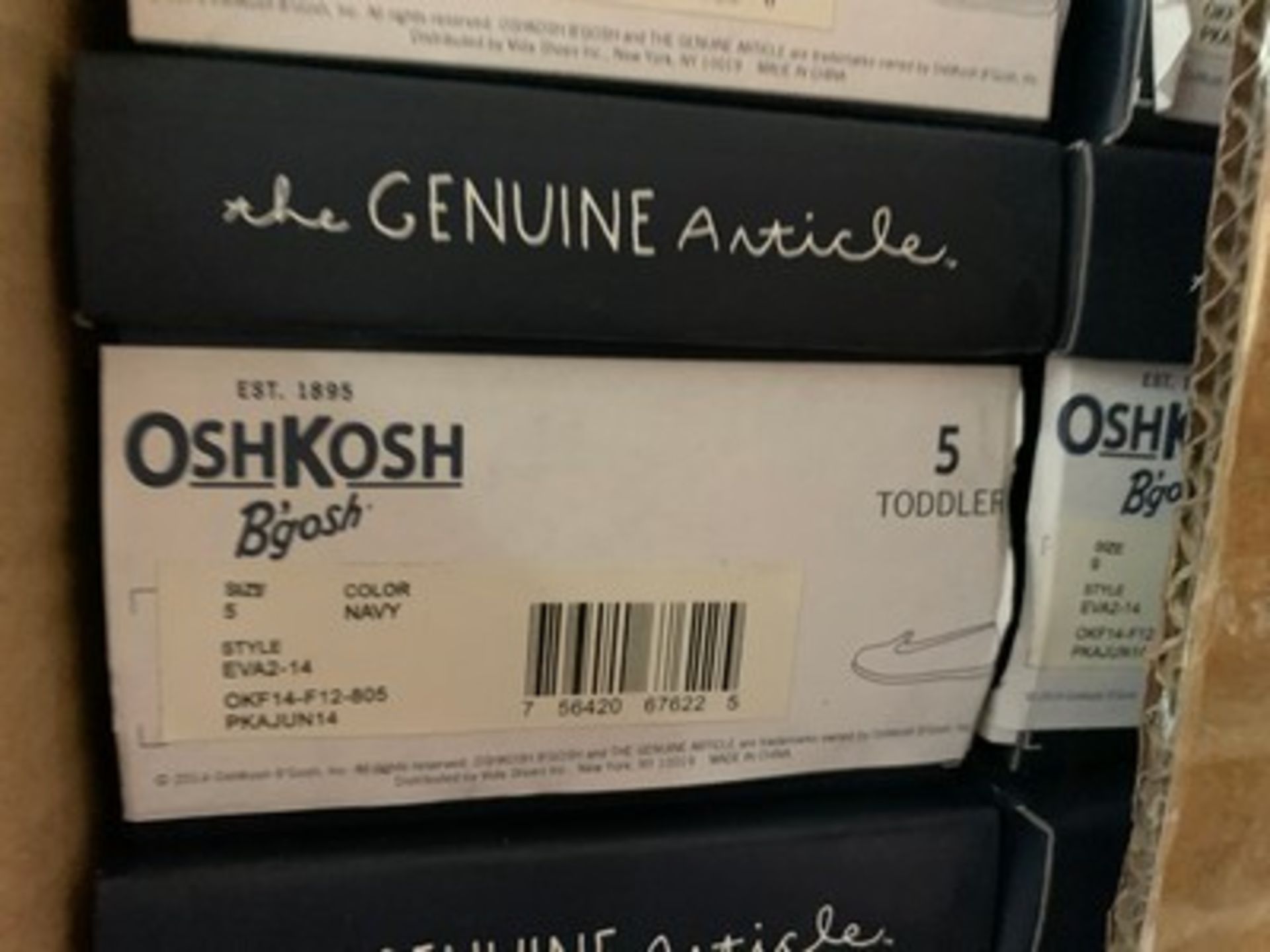 PAIRS ASSORTED OSH KOSH B'GOSH TODDLER / INFANT SHOES & BOOTS - ASSORTED SIZES & STYLES - Image 3 of 3