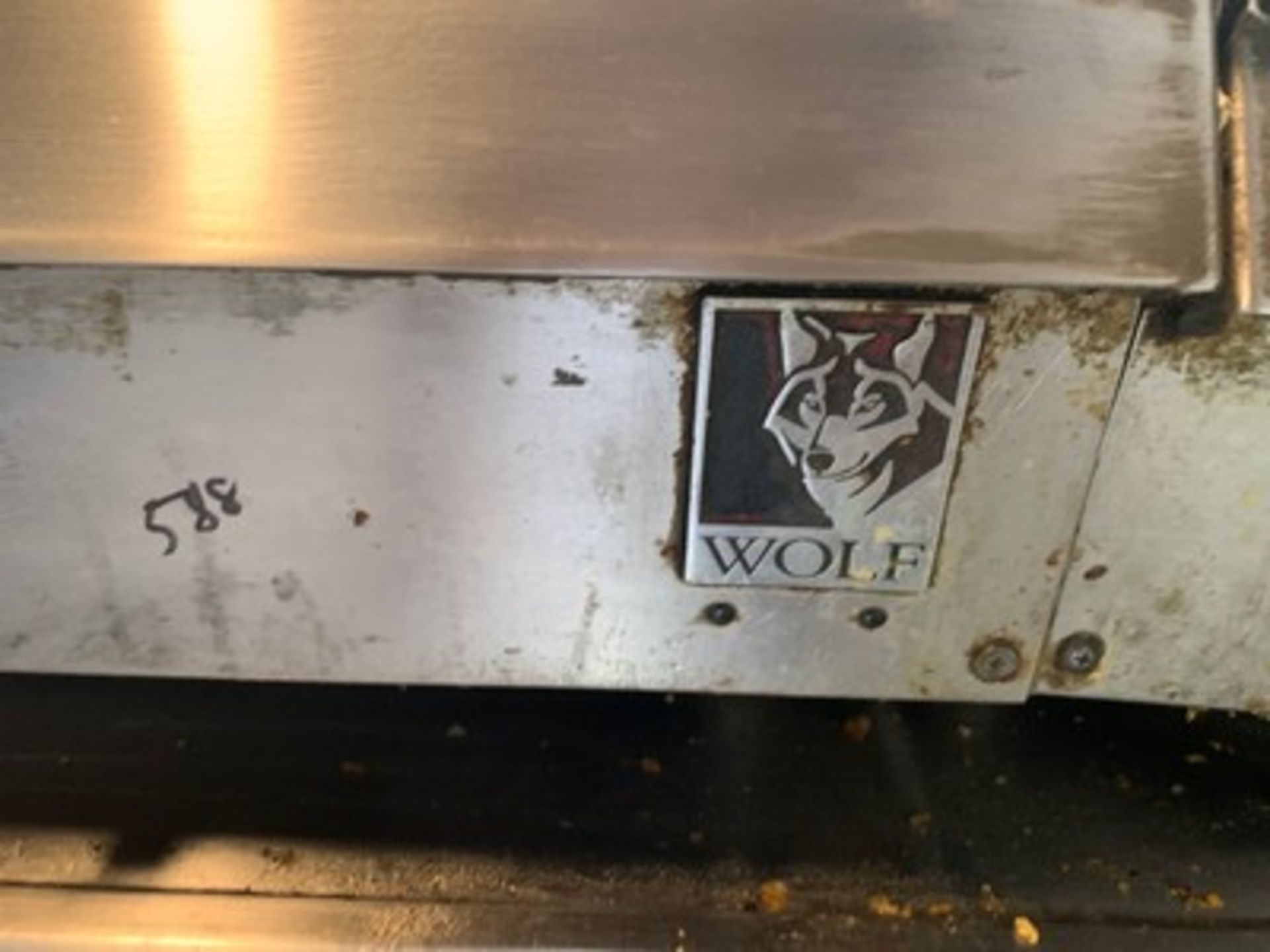 WOLF 3' STAINLESS STEEL 3-BURNER GRIDDLE - Image 2 of 2