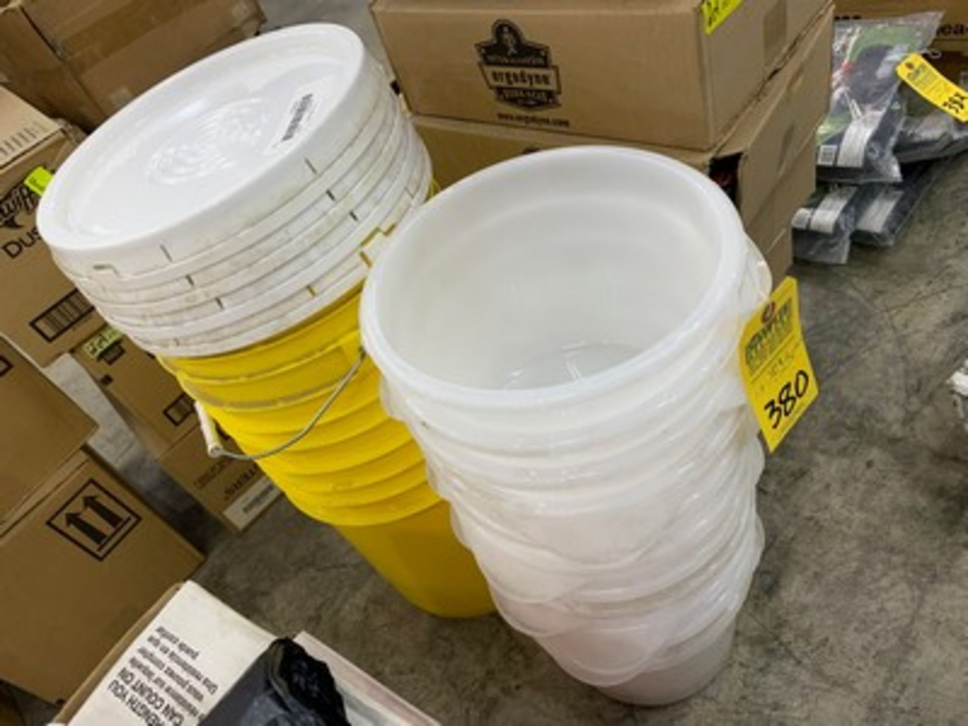 ASSORTED BUCKETS & PAILS