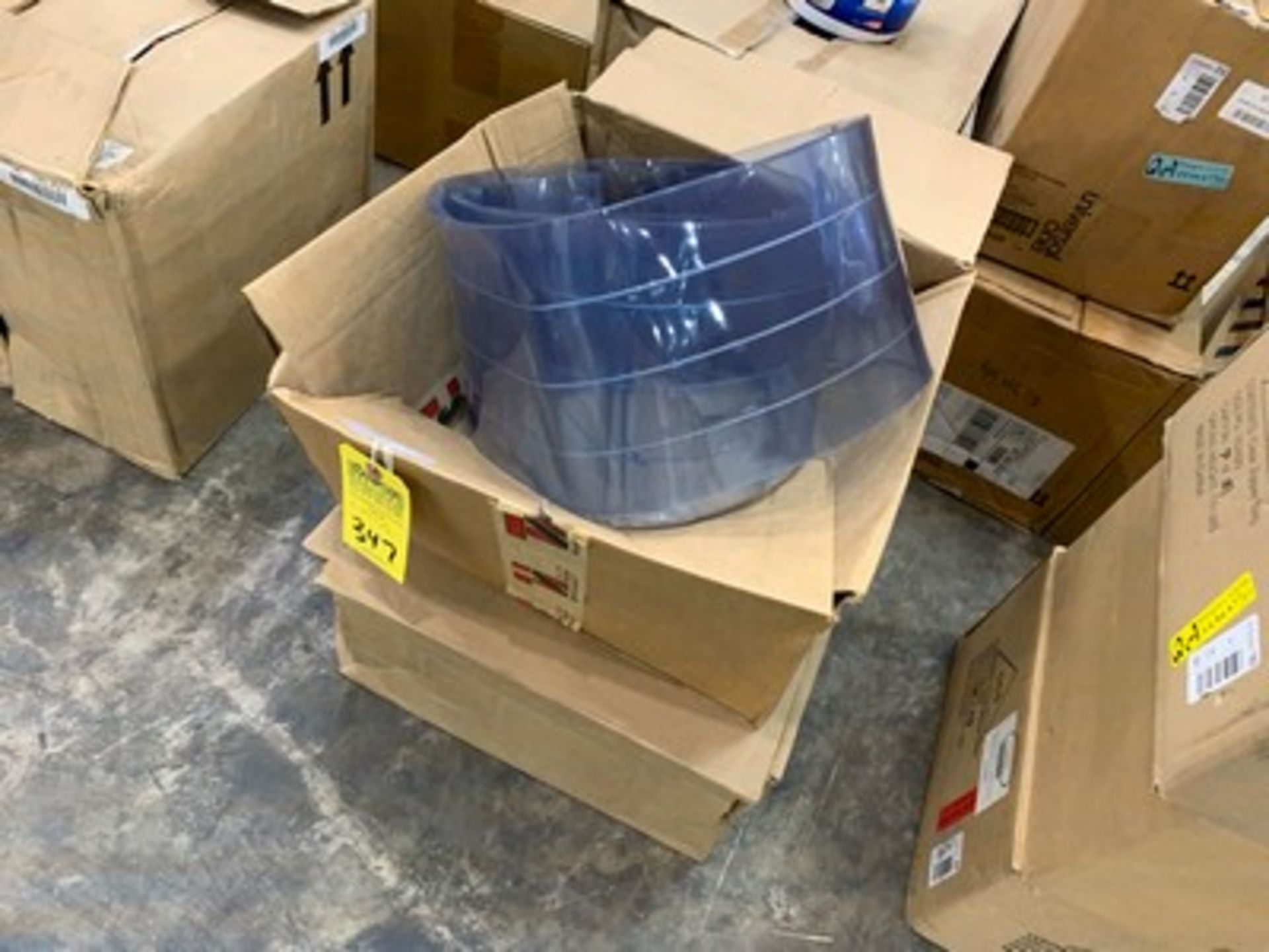 BOXES / ROLLS OF PLASTIC SAFETY SHEETING