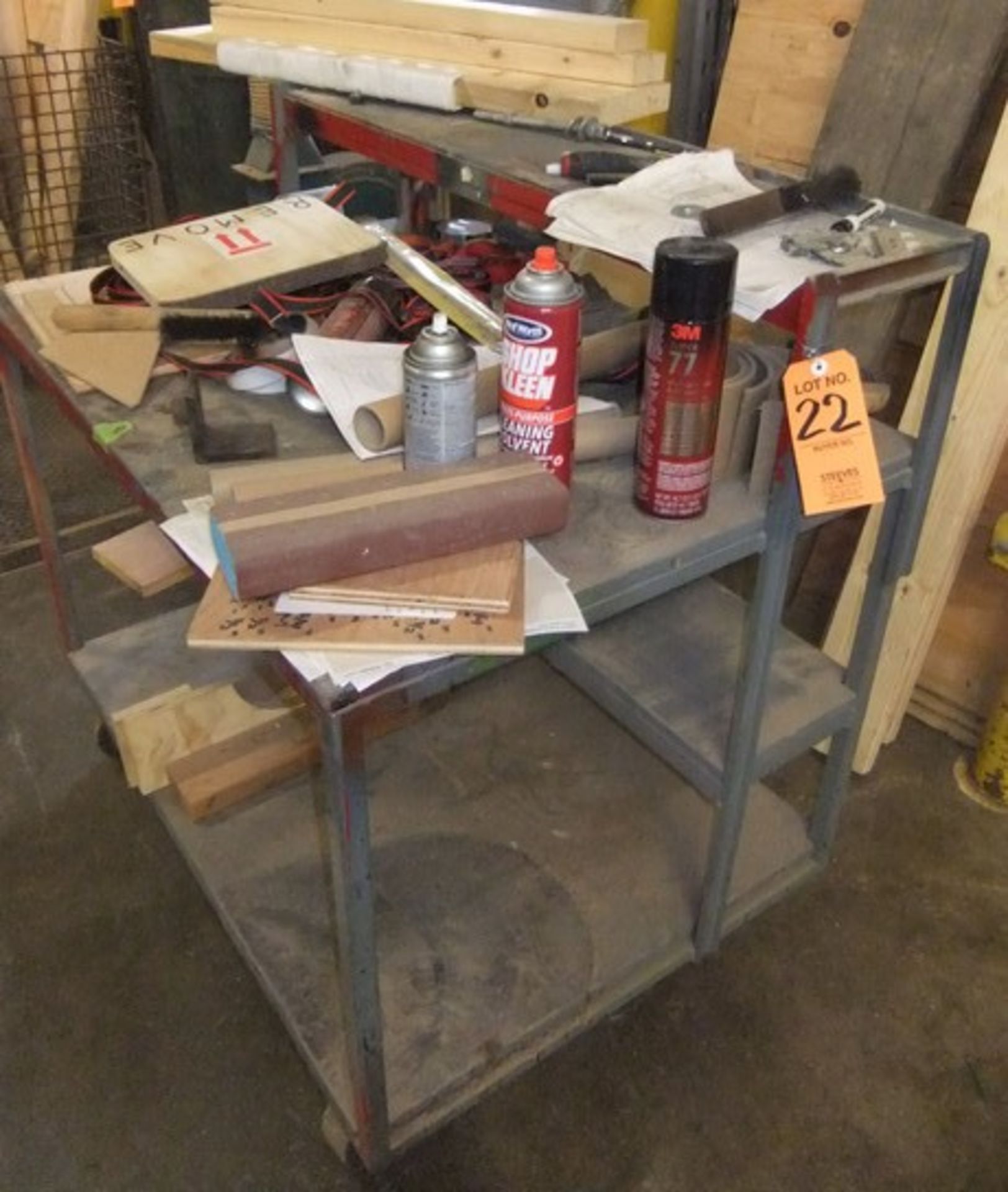 METAL ROLLING CART