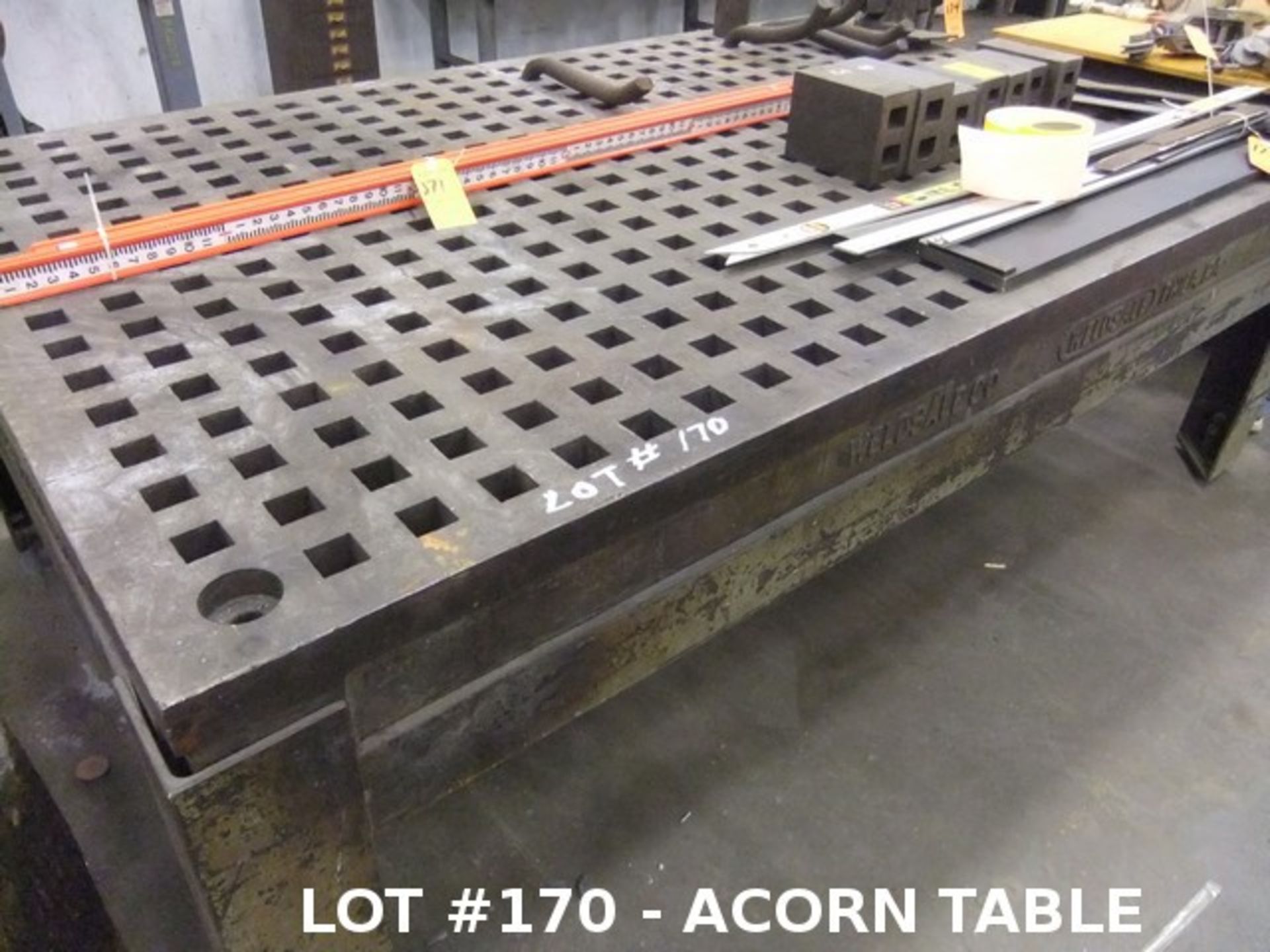 WELDING TABLE - 31" x 61" x 97"