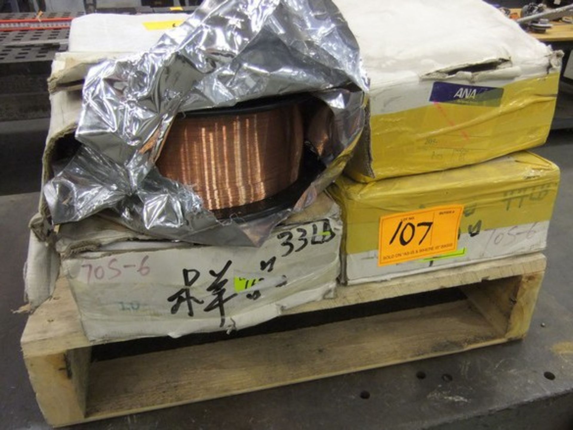 LOT: (7) BOXES WELDING WIRE