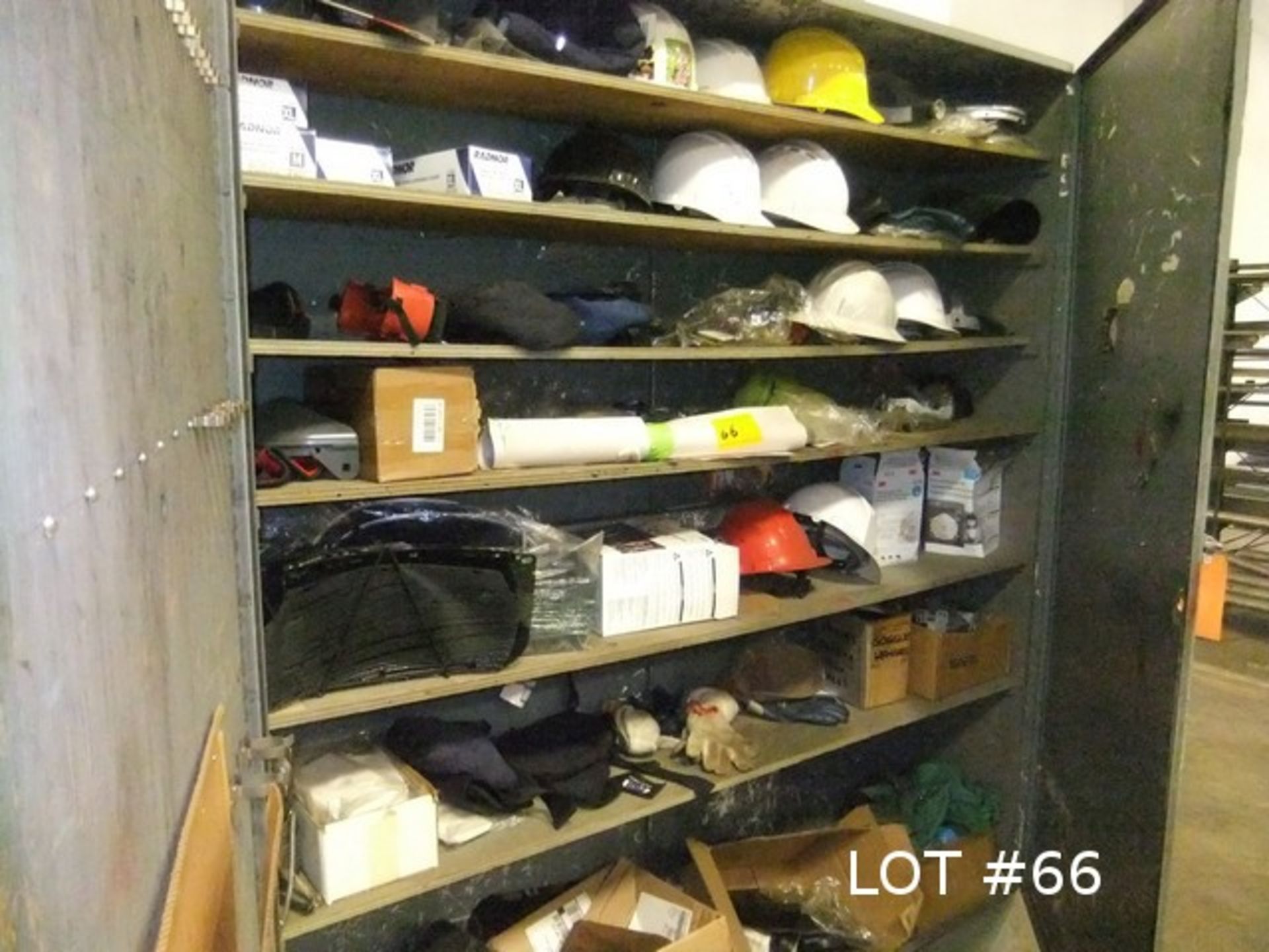 LOT: SAFETY EQUIPMENT CABINET & CONTENTS