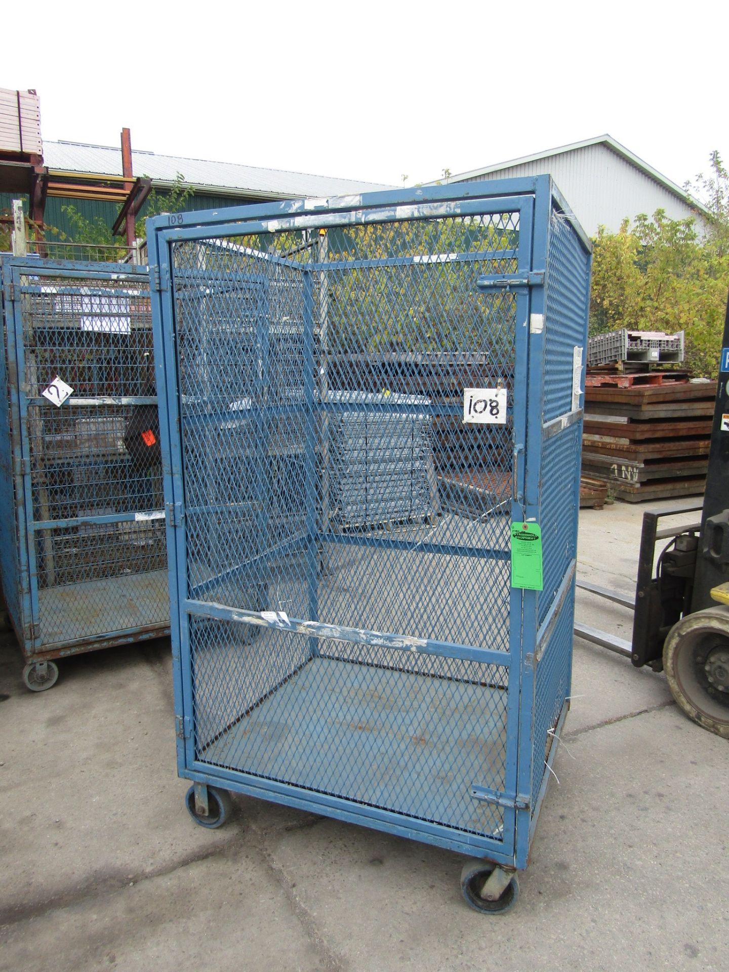 Propane Tank Safety Cage on Wheels
