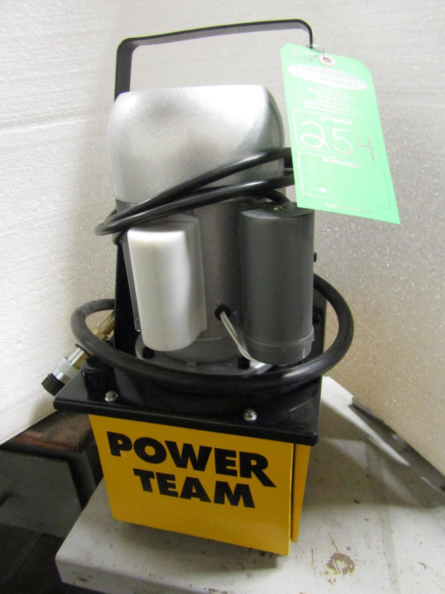 Power Team Hydraulics Electric Powerpack type - 120V single phase hydraulic pump - UNUSED & MINT