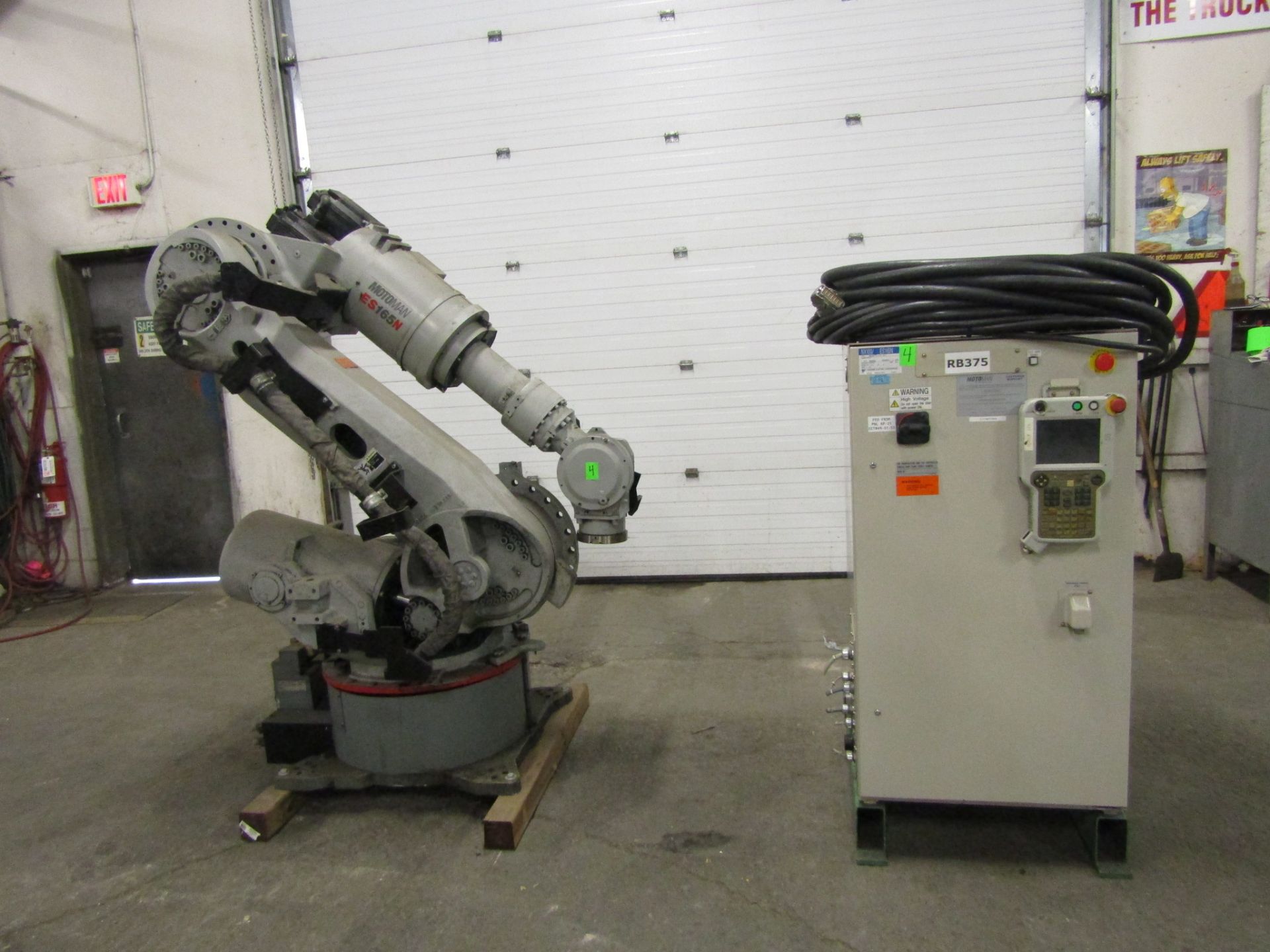 2008 Motoman ES165N Robot 165kg Capacity with Controller COMPLETE with Teach Pendant, Cables, LOW