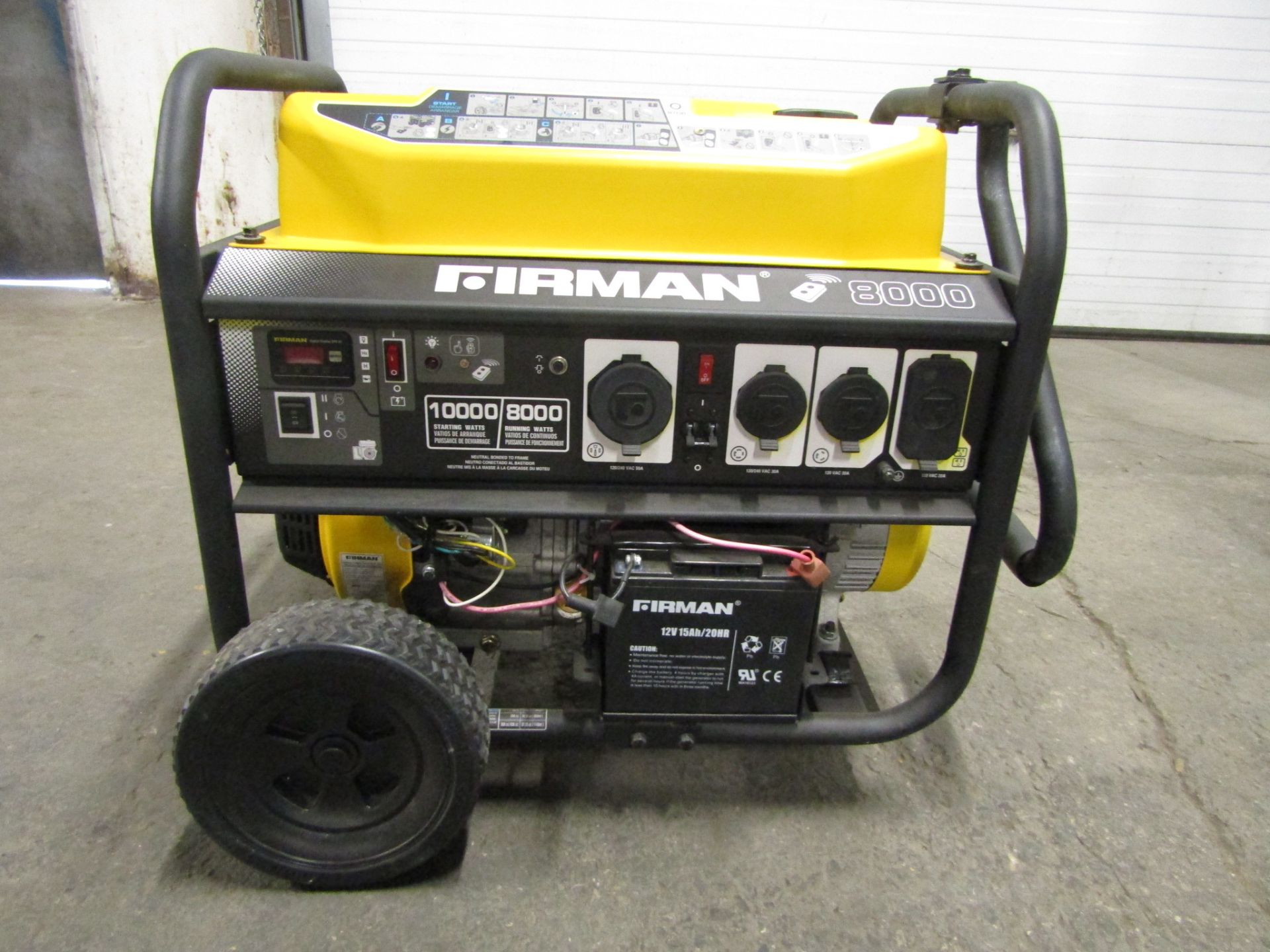 Firman Model P08004 - 8000W Generator 120/240V single phase