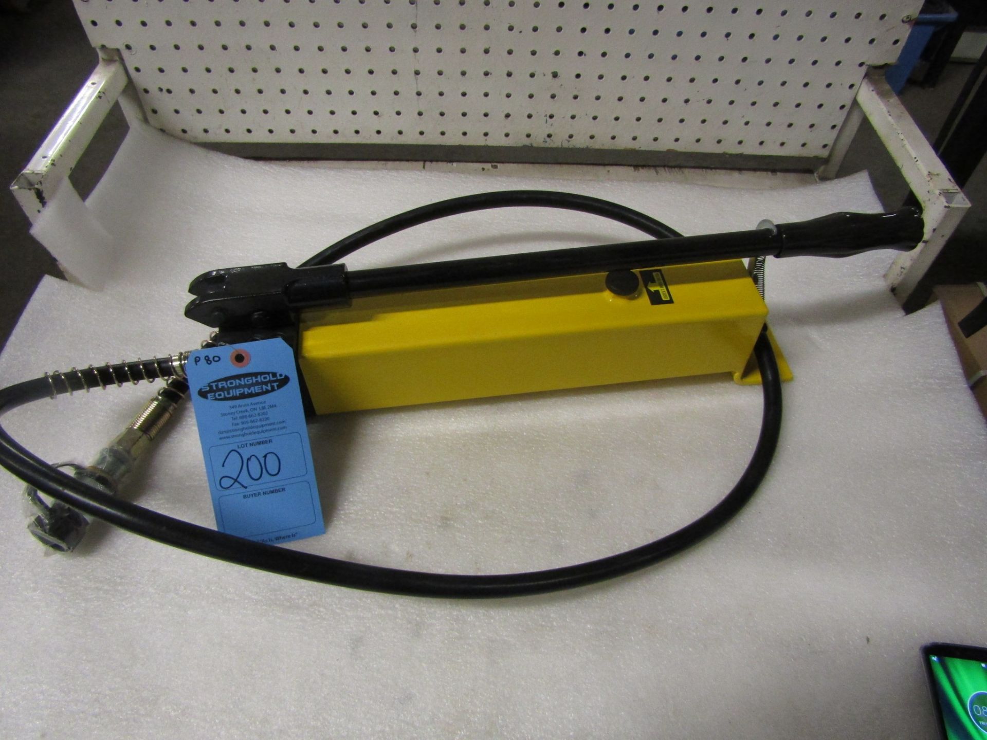 Hydraulic Hand Pump - MINT unit model P80 style