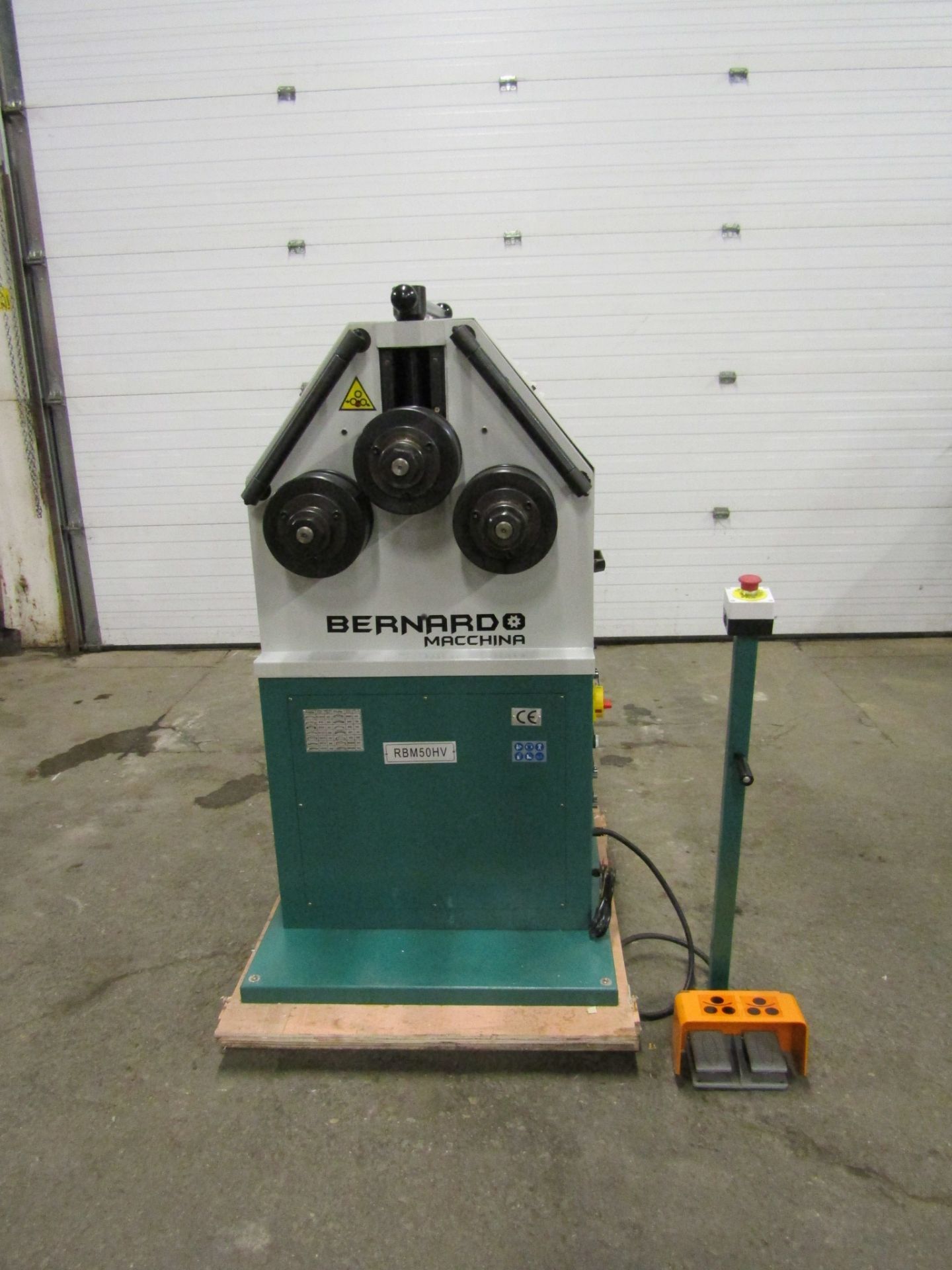 Bernardo Pyramid Angle Rolls - Tube Bender - 220V 3 phase with foot pedal control - MINT / UNUSED - Image 2 of 2