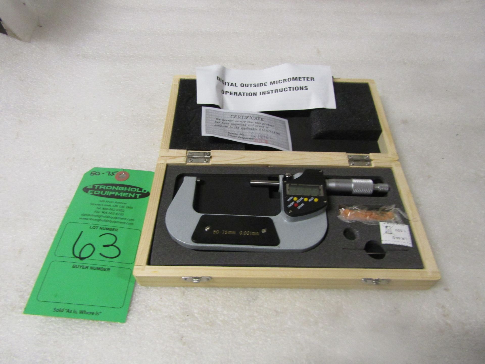 Mint 2-3" / 50-75mm Digital Micrometer in case BRAND NEW