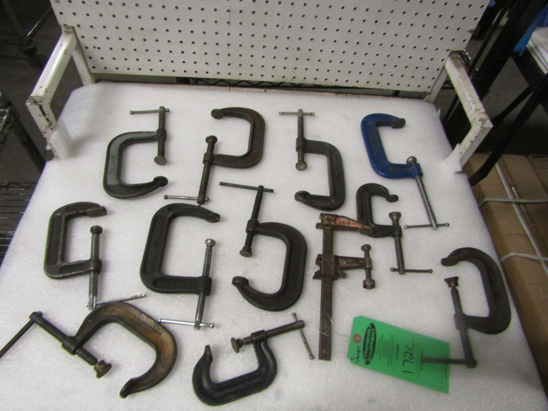 Lot of Used C-Clamps