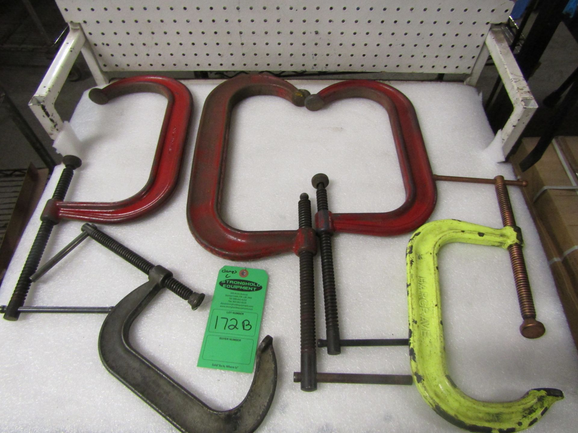 Lot of Used C-Clamps