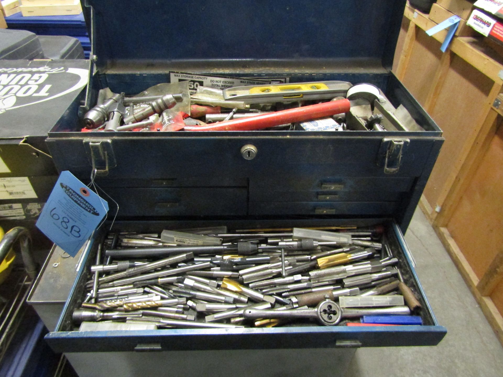 Tool Cabinet 7 drawers with inserts, drill bits and dies - Image 4 of 7