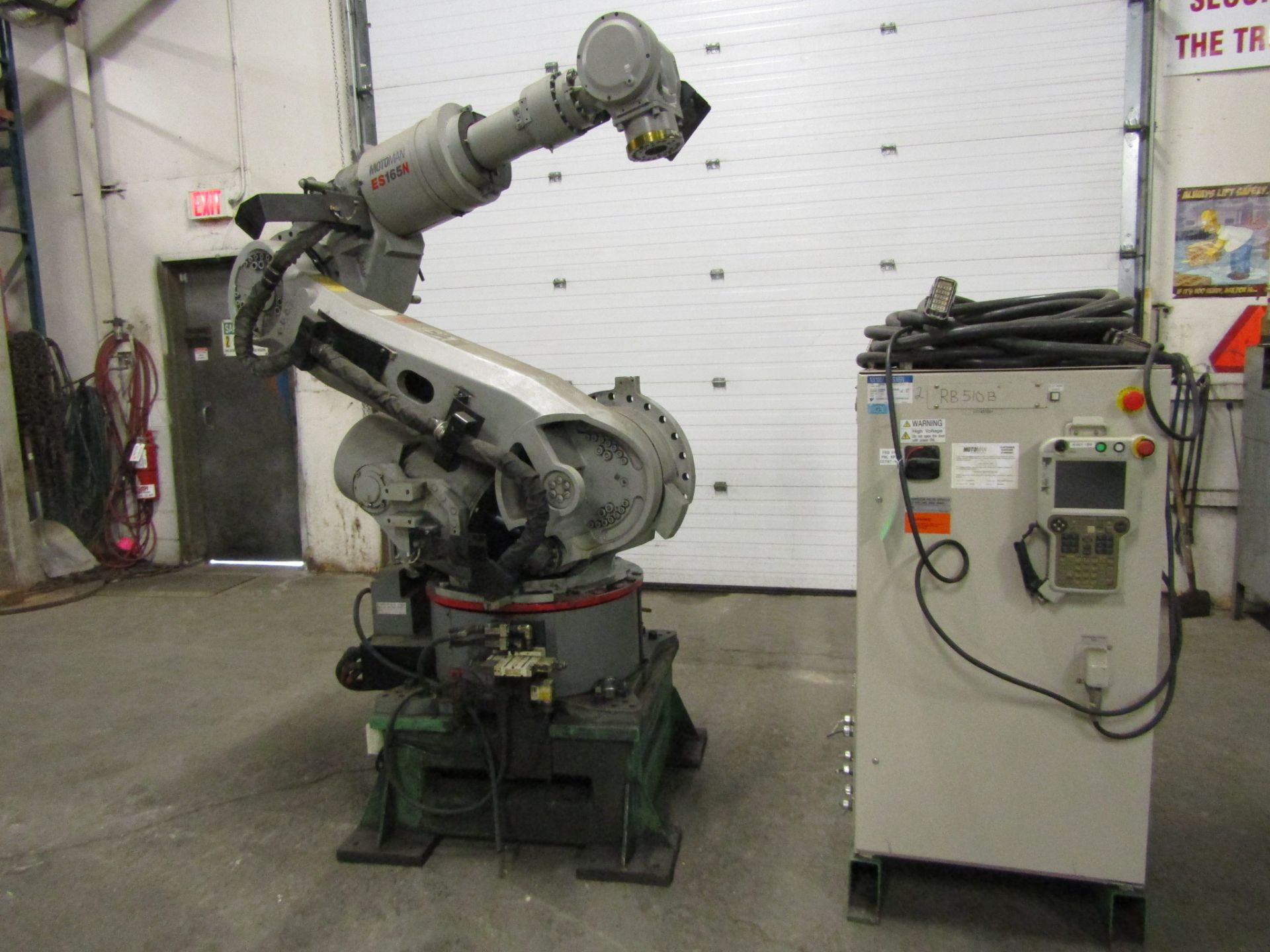 2008 Motoman ES165N Robot 165kg Capacity with Controller COMPLETE with Teach Pendant, Cables, LOW