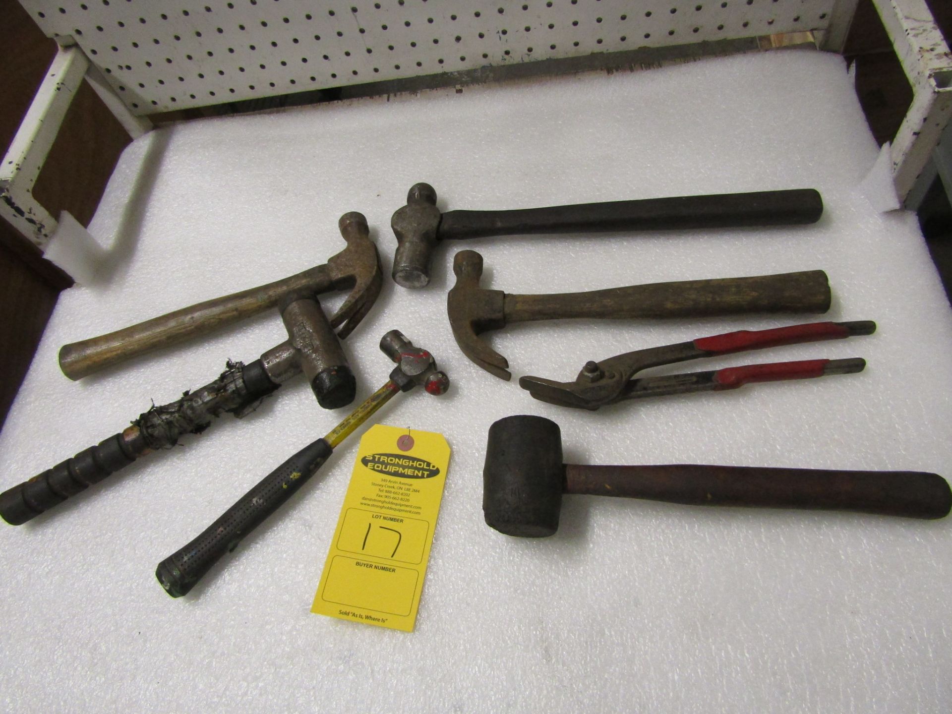 Lot of Hammers and Mallets