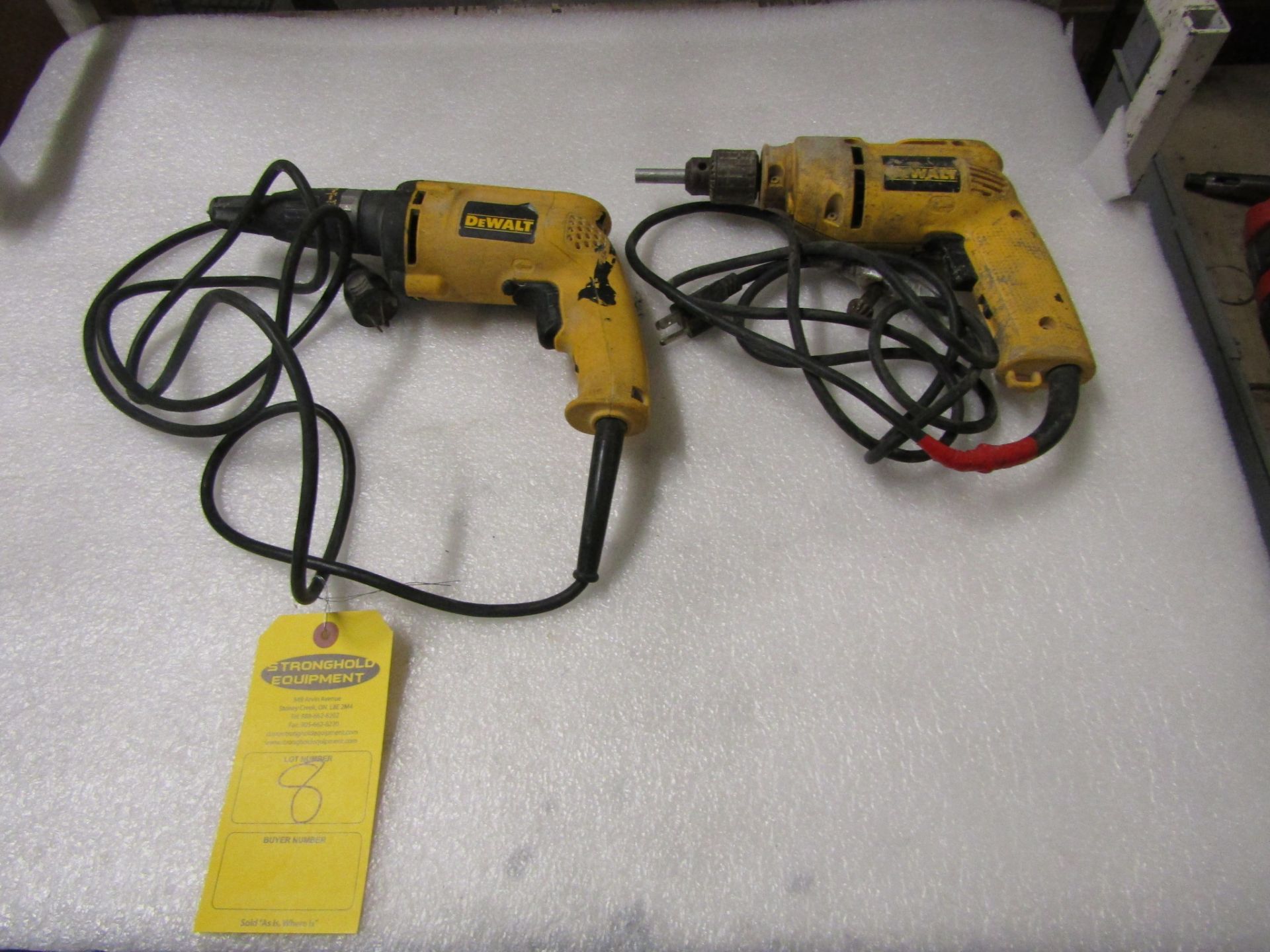 Lot of 2 Dewalt Drills