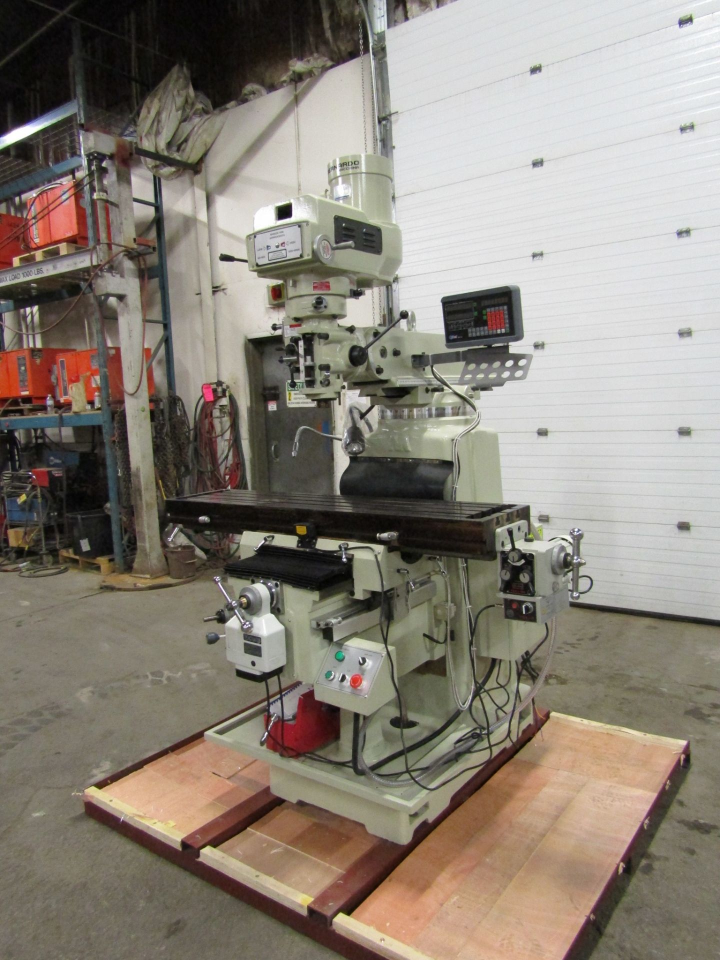 Bernardo MINT / UNUSED Milling Machine with Full Power Feed Table on ALL AXIS (X, Y and Z) 54" x 12" - Image 2 of 4