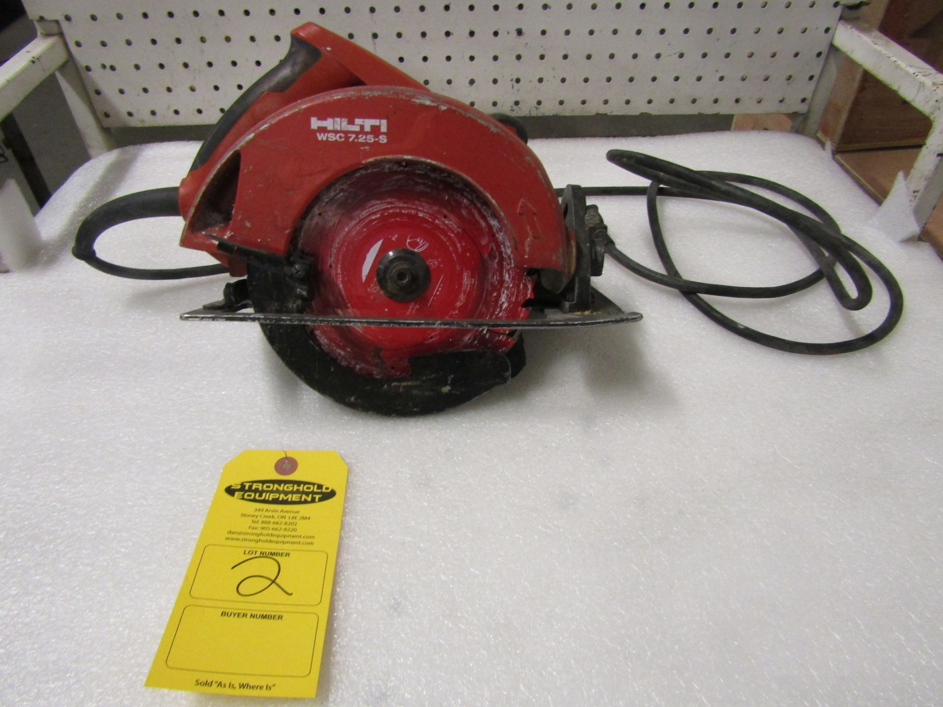 Hilti WSC 7.25S 7.25" Circular Saw