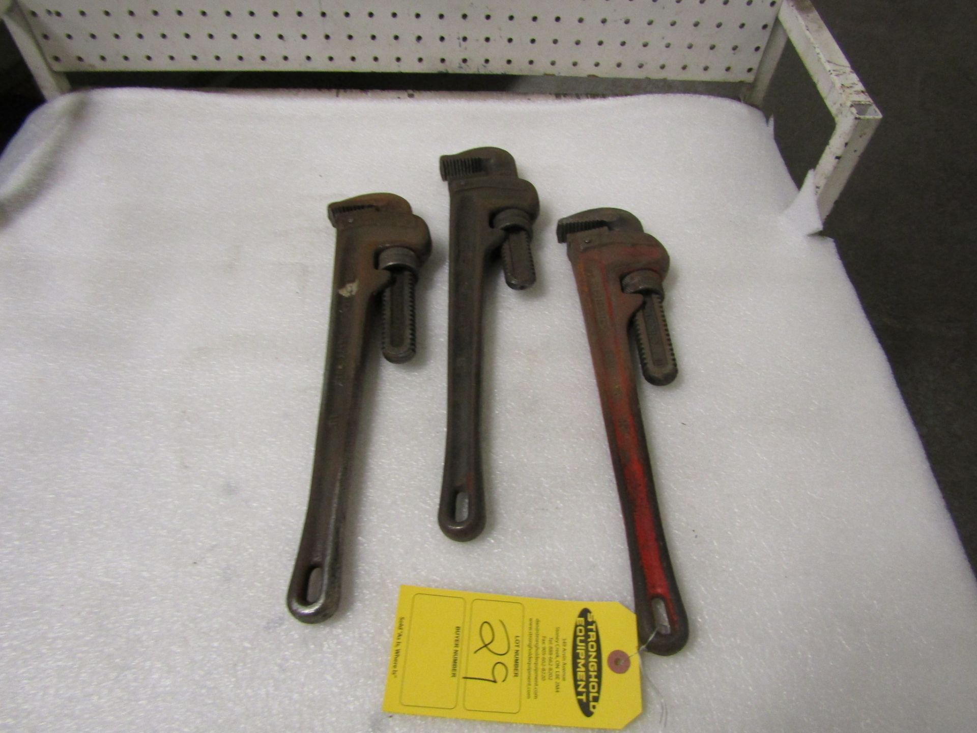 Lot of 3 Pipe Wrenches - brand new