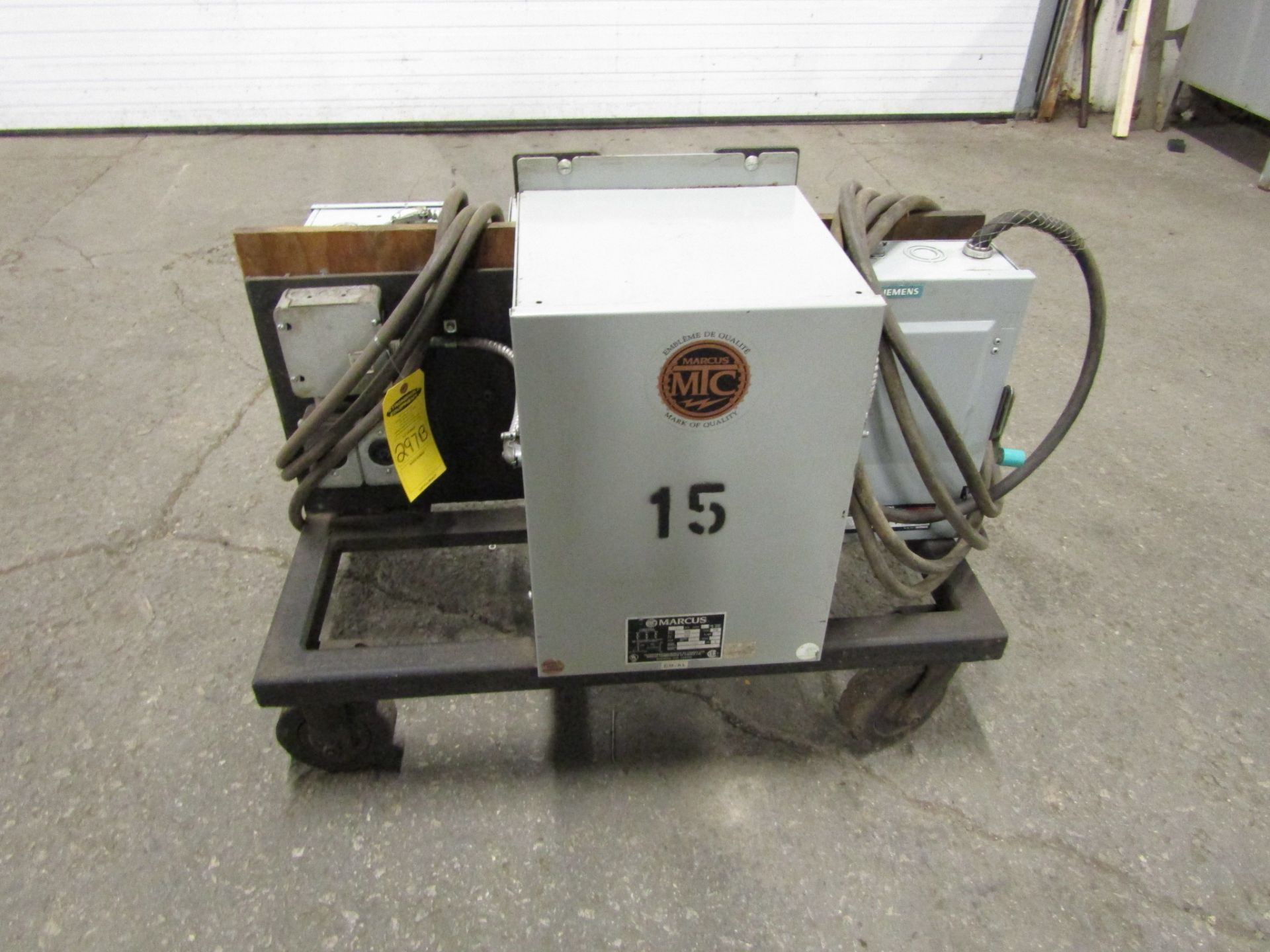 Electrical Transformer Unit - portable on wheels - 2X 15 KVA 600-480V & 600-240V with disconnects