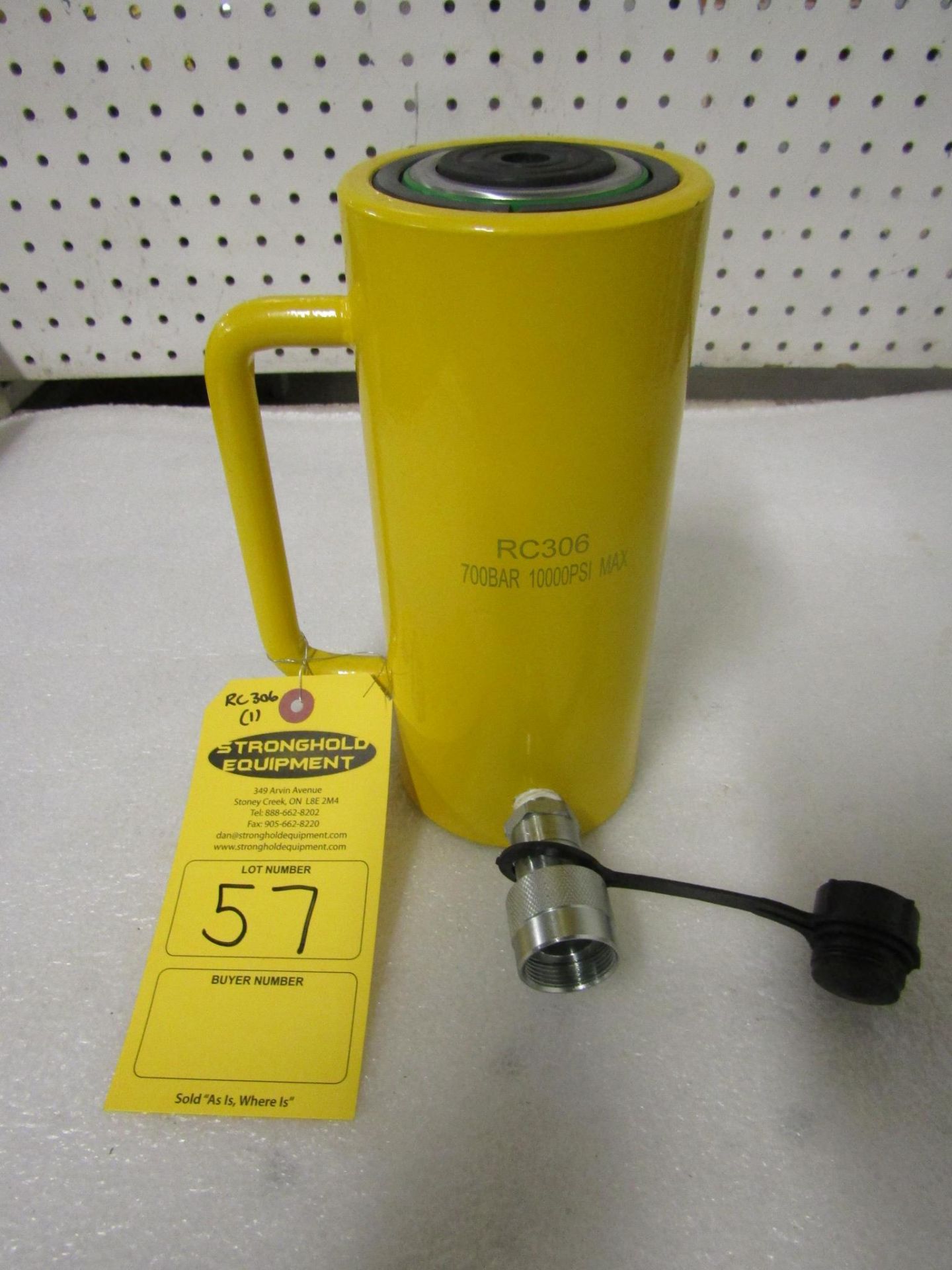 RC-306 MINT - 30 ton Hydraulic Jack with 6" stroke type cylinder