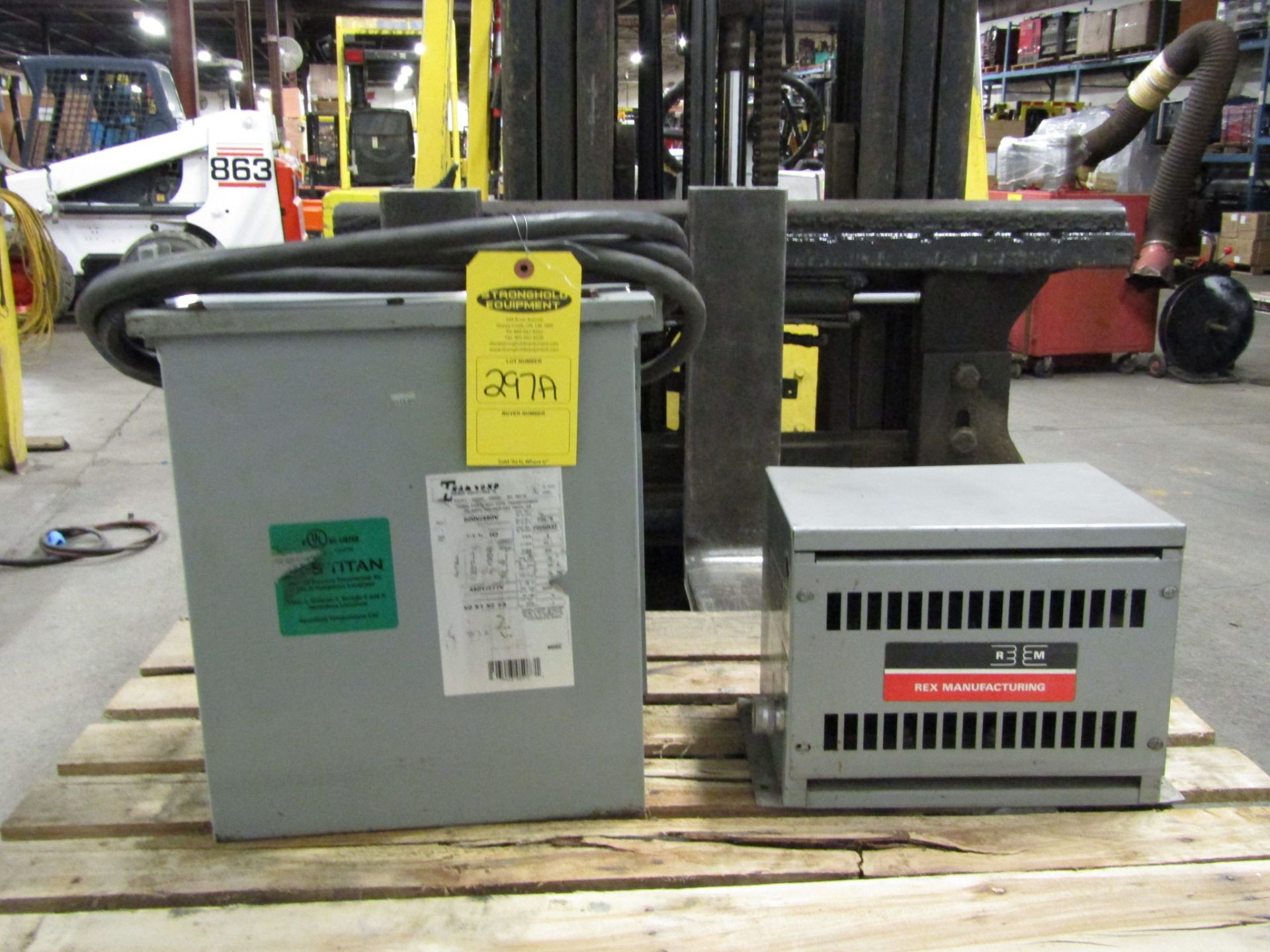 Lot of 2 Electrical Transformers 15 KVA rex 600-480 3 phase & Hammond 9 KVA 600-480 3 phase