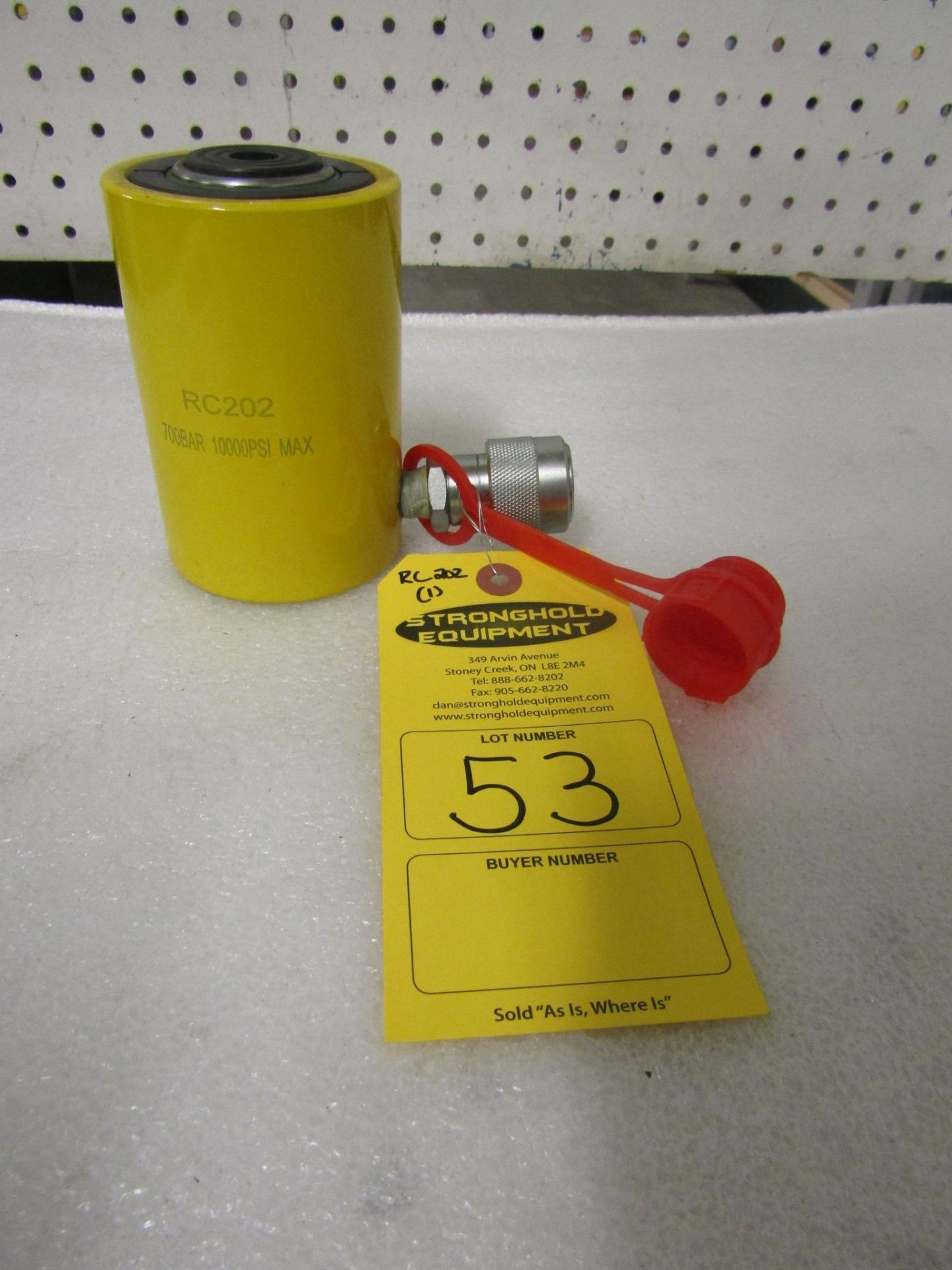 RC-202 MINT - 20 ton Hydraulic Jack with 2" stroke type cylinder